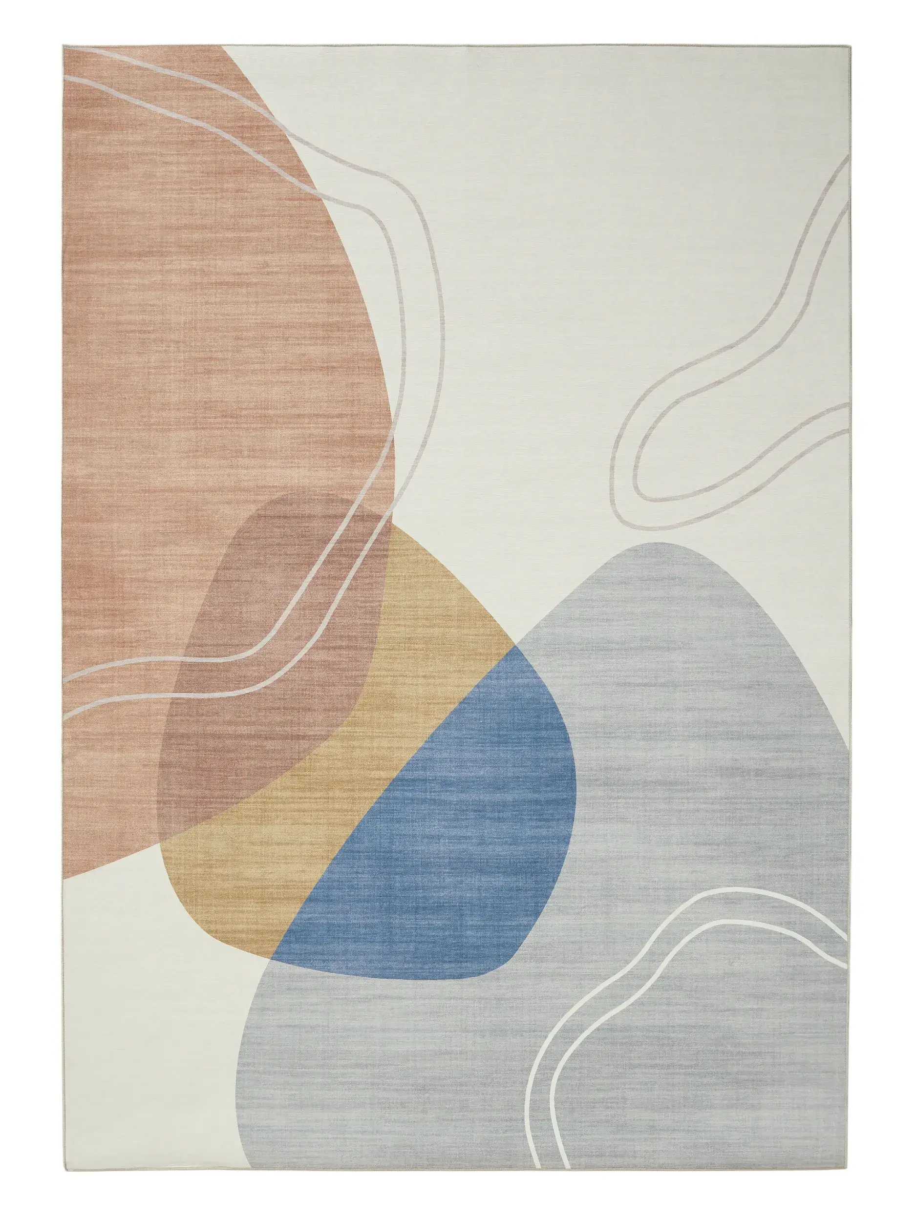 Tapis en 100% Polyester en Multicouleur avec une pile de 100% Polyester de hauteur de benuta POP