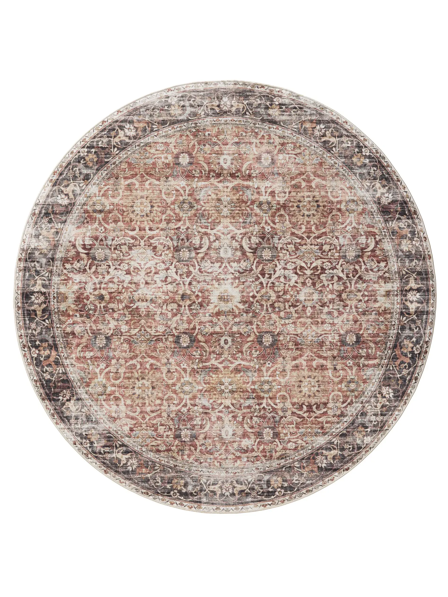 Rug made of 100% Polyester in Multicolour with a 100% Polyester high pile by benuta Basic