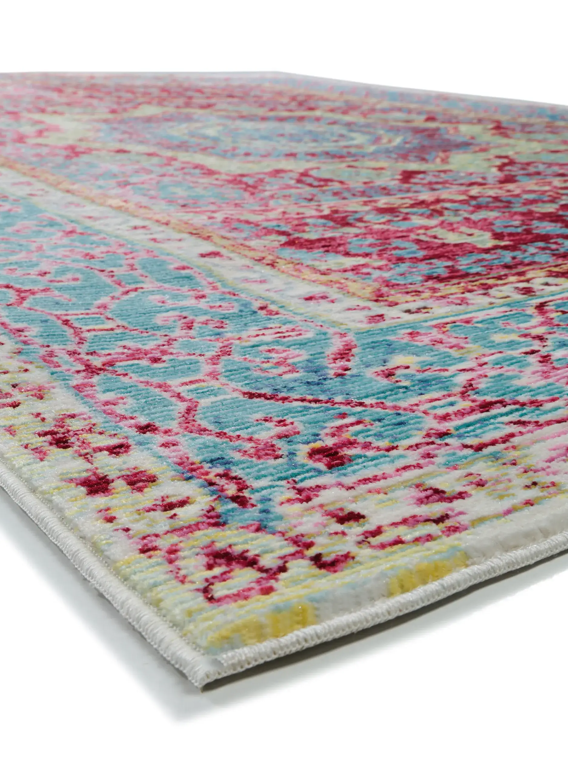 Alfombra de 100% Poliéster en Multicolor con un pelo de {{Placeholder_Pile Height}} de altura de benuta nest