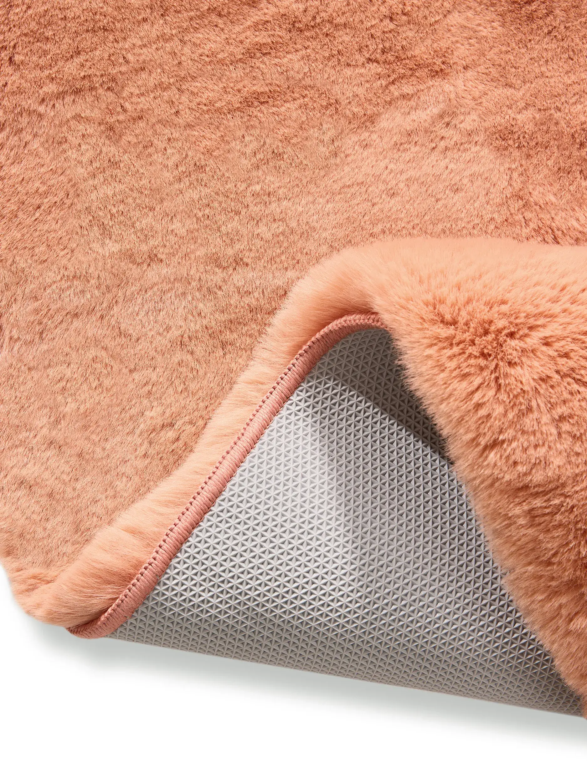 Teppich Dave aus 100% Polyester in Orange von benuta Nest