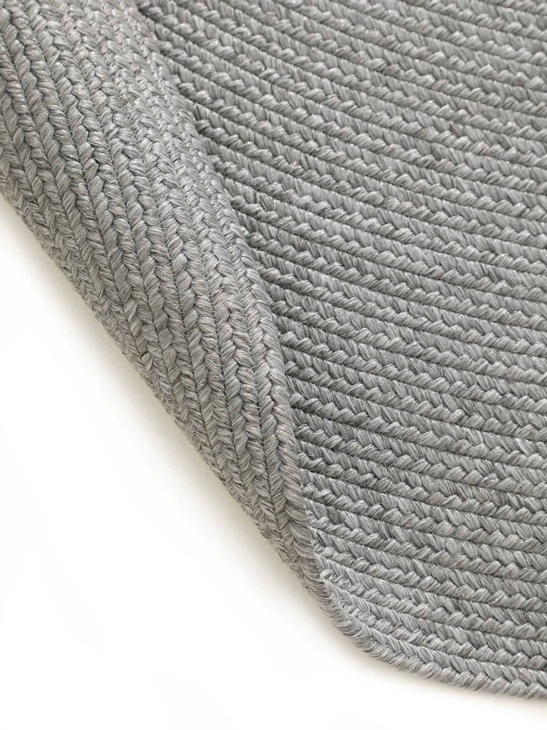 Rug made of 80% Polypropylen, 20% Polyester in Grau with a 80% Polypropylen, 20% Polyester high pile by benuta Nest