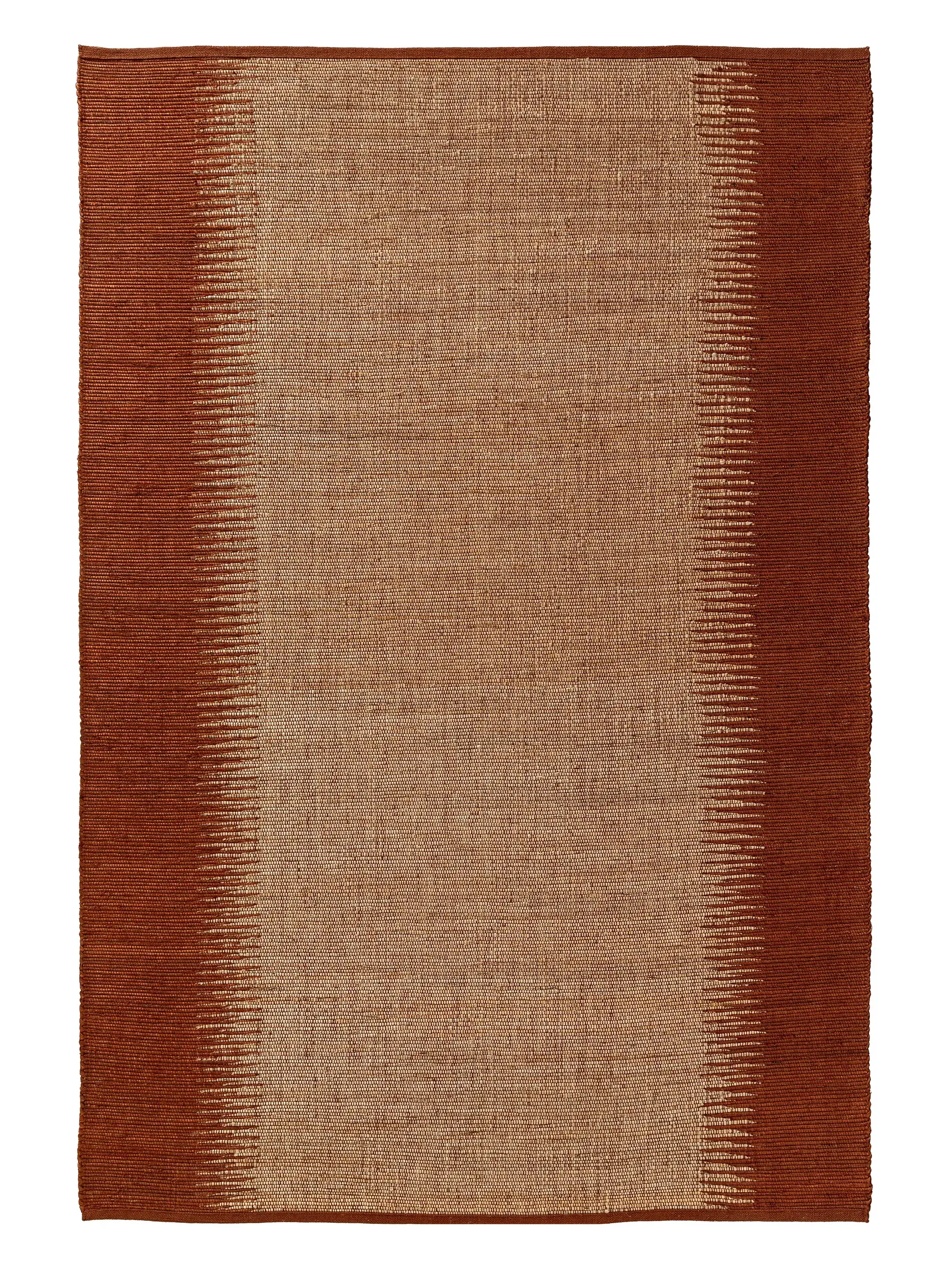 Alfombra de 79% Yute, 21% Algodón en Marrón con un pelo de {{Placeholder_Pile Height}} de altura de benuta pure