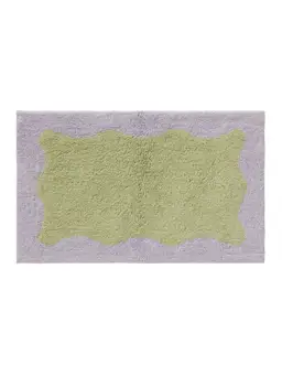 Tappeto da bagno Cara Verde/Viola