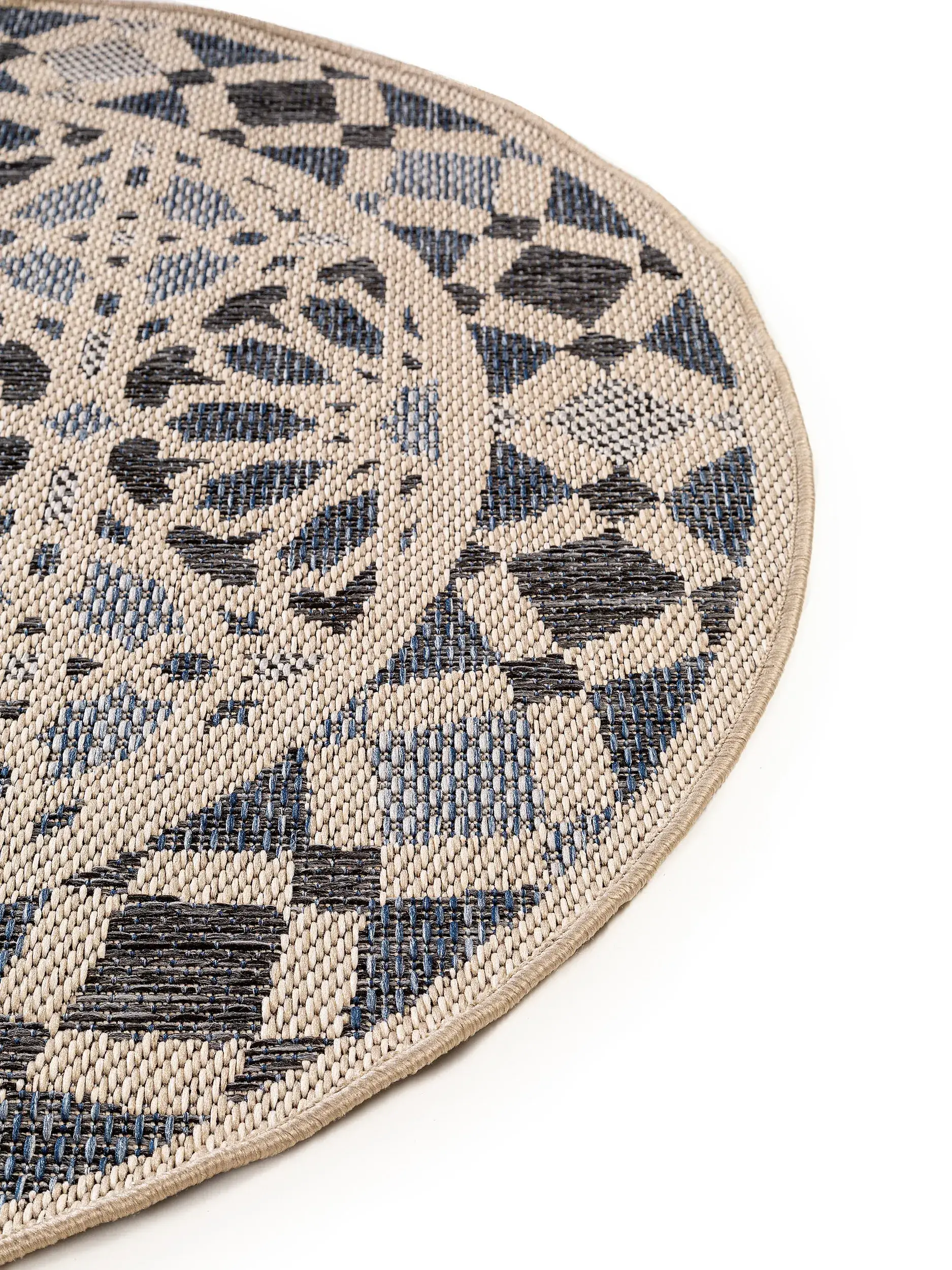 Teppich aus 100% Polypropylen in Beige mit 100% Polypropylen hohem Flor von benuta Nest