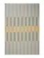 Flachgewebeteppich Judith Multicolor/Blau