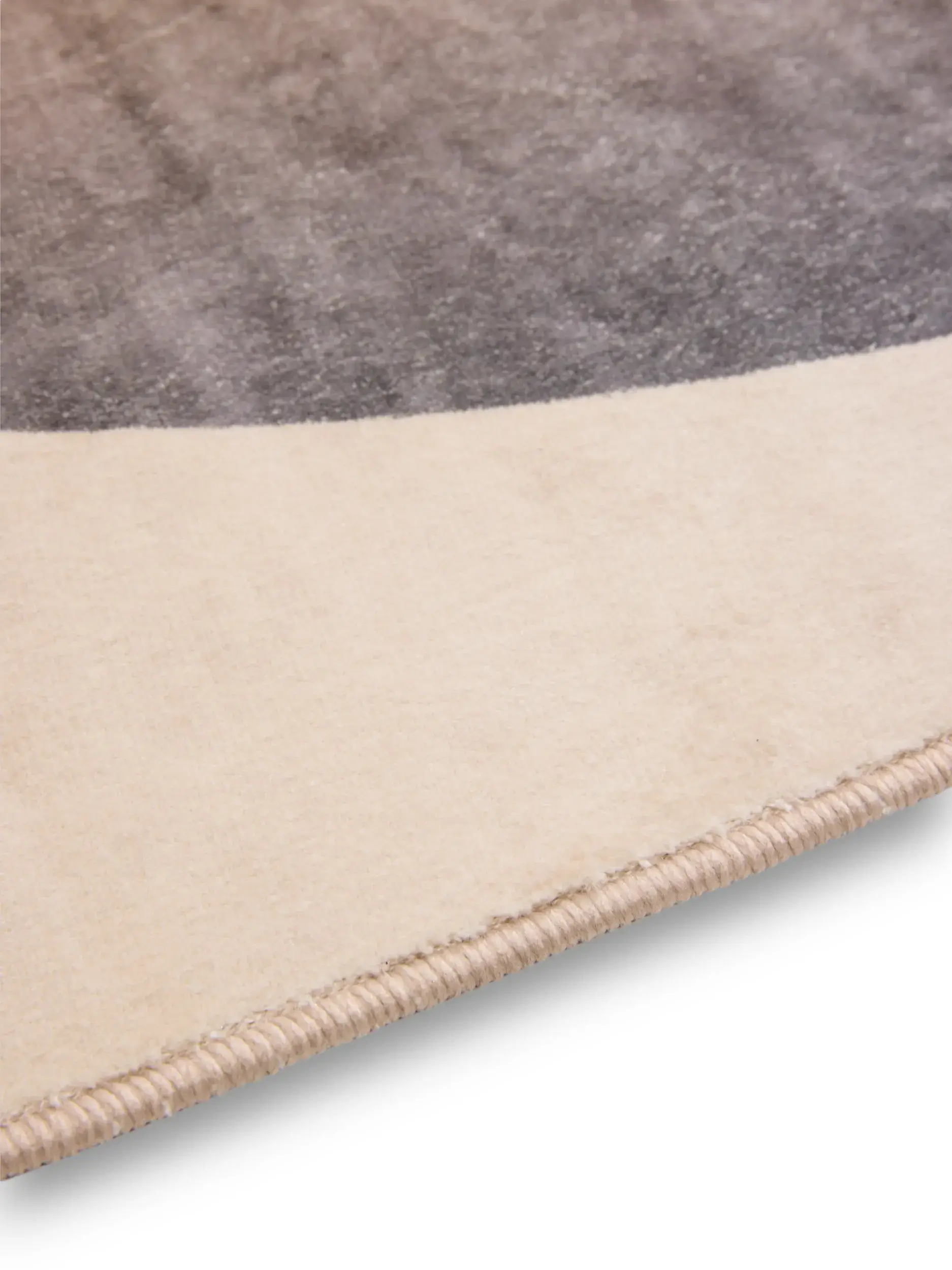 Rug made of 100% Polyester in Beige with a 100% Polyester high pile by benuta Pop