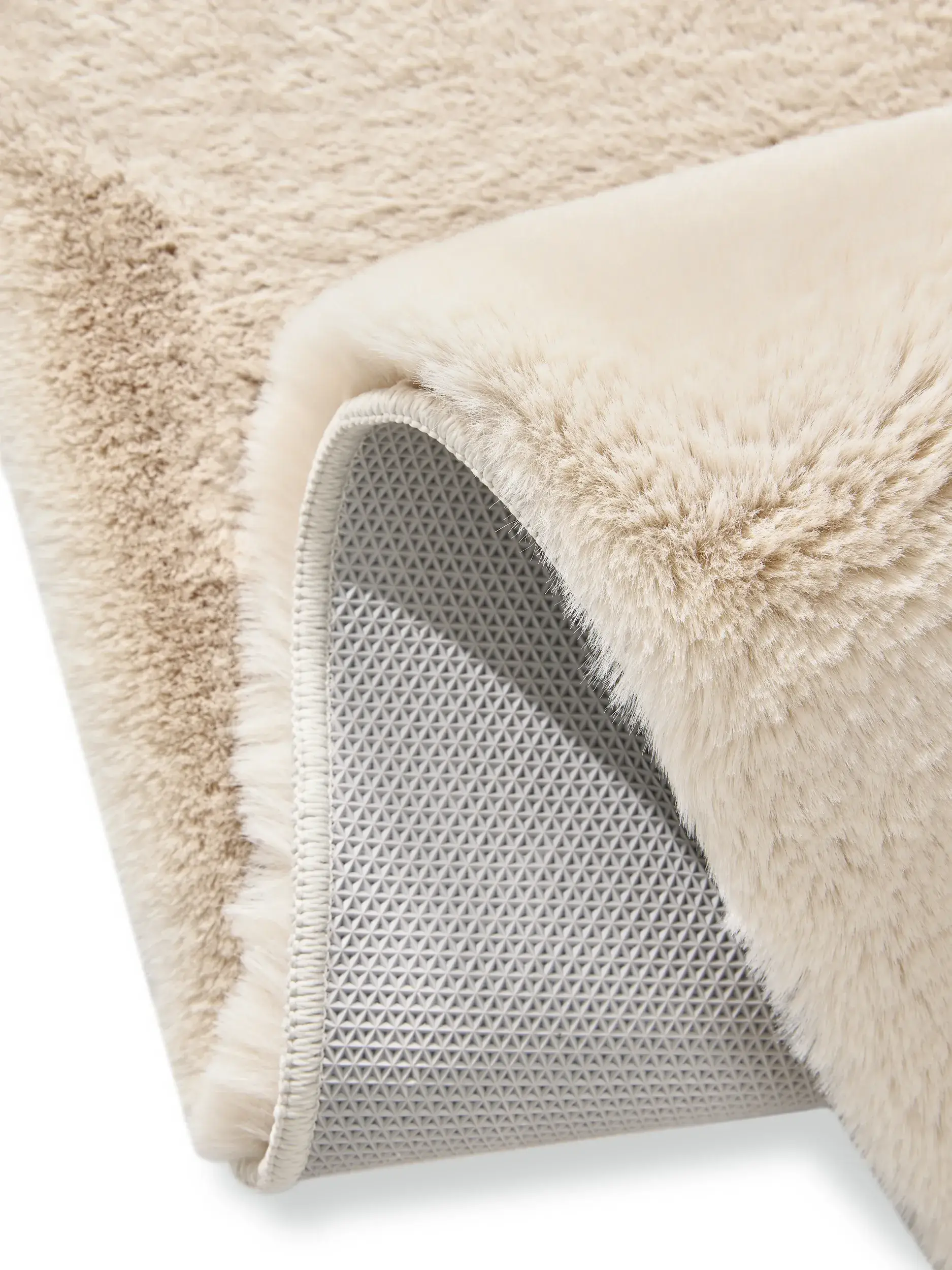 Teppich Dave aus 100% Polyester in Beige von benuta Nest