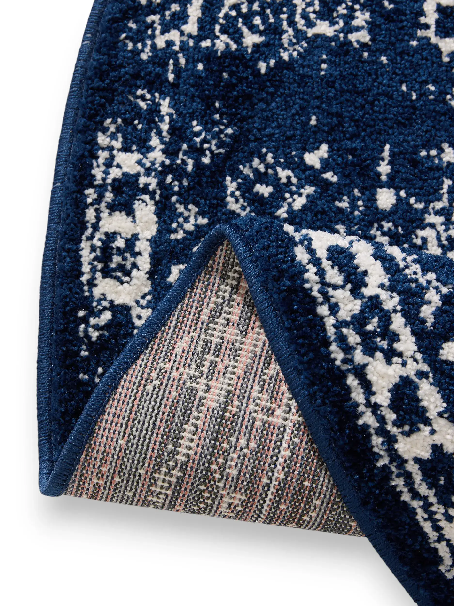 Rug made of 100% Polypropylen in Blau with a 100% Polypropylen high pile by benuta Basic