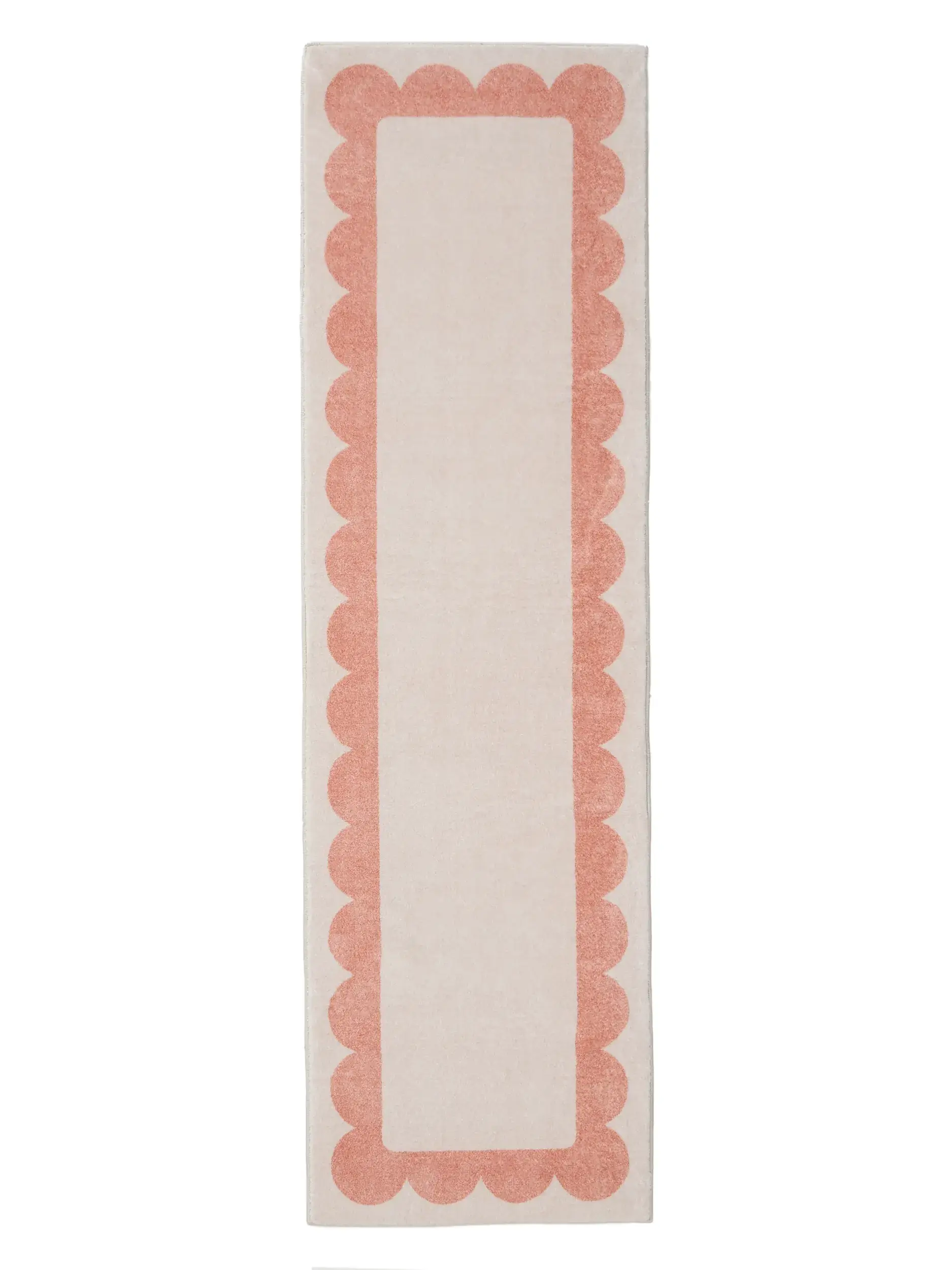 Rug made of 100% Polyester in Orange with a 100% Polyester high pile by benuta Pop
