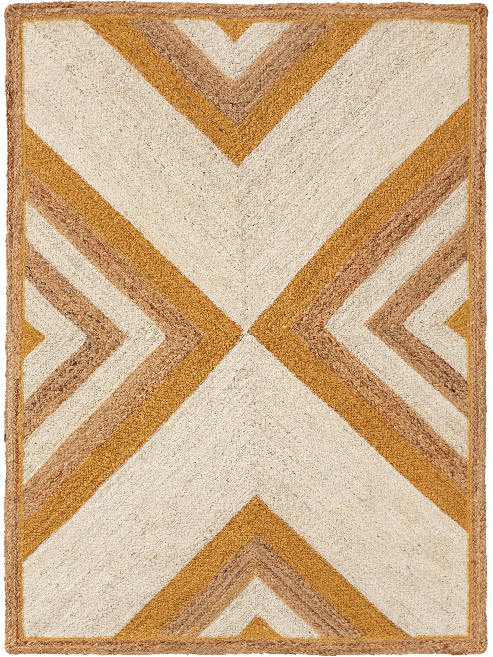 Matto 100% Jutea värissä Beige 100% Jute korkealla nukalla merkiltä Lytte