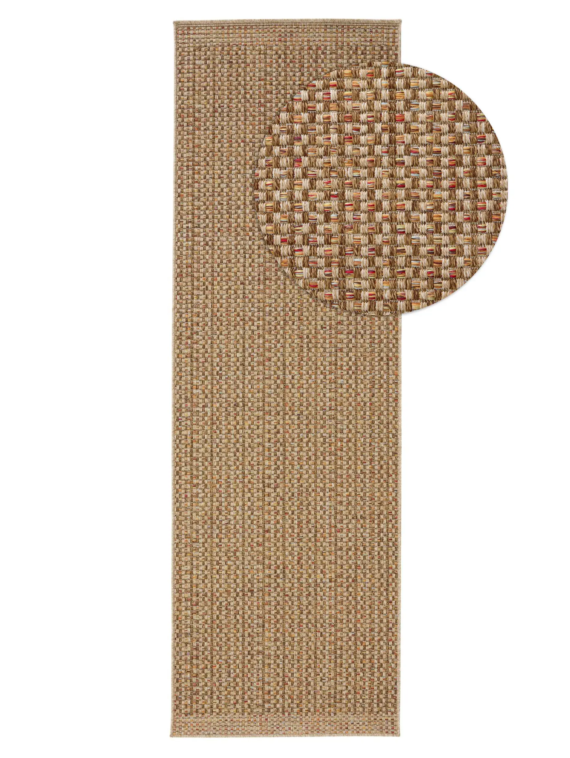 Rug made of 100% Polypropylen in Multicolour with a 100% Polypropylen high pile by benuta Nest