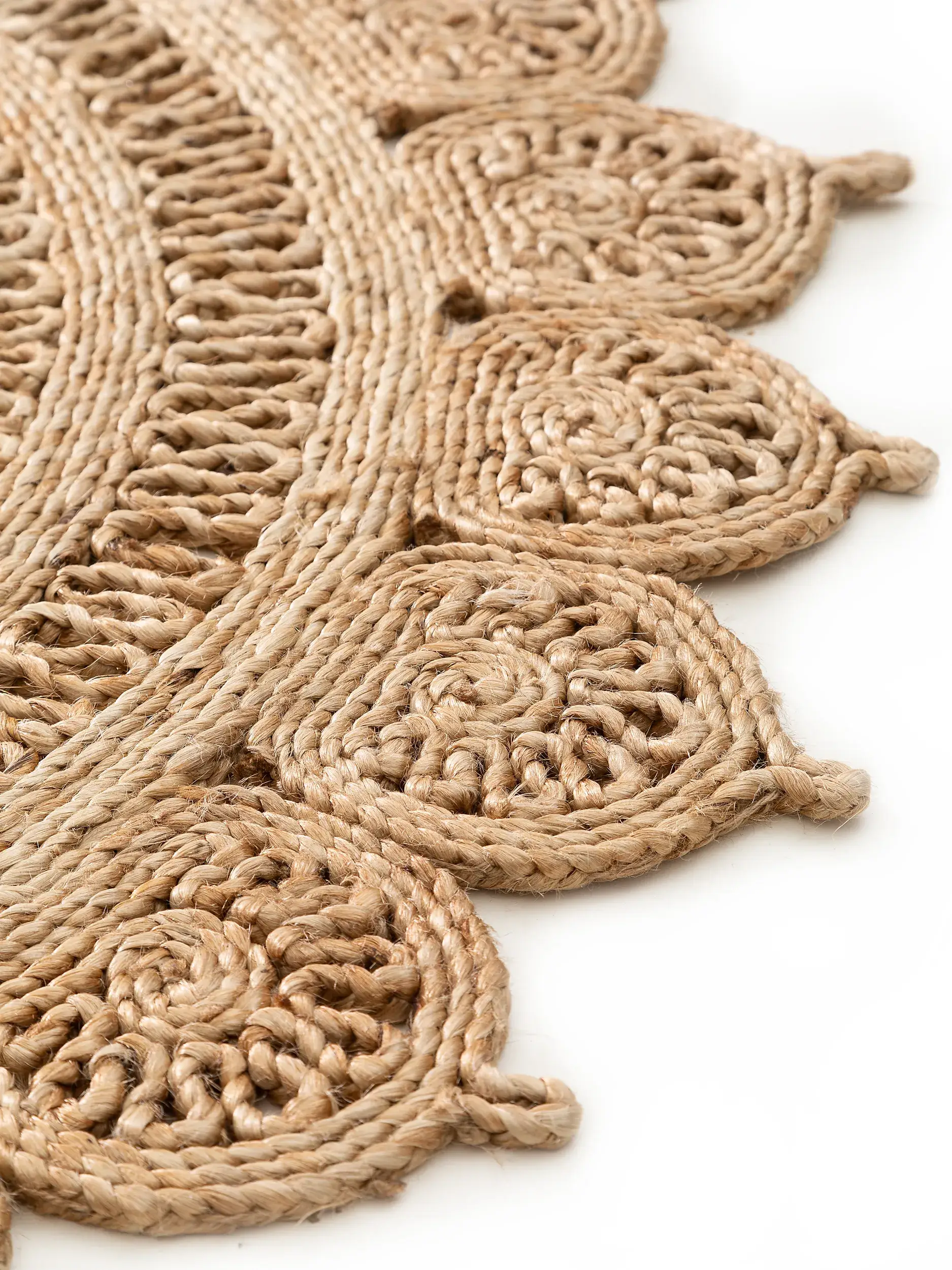 Tappeto Kamala di 100% Iuta in Beige di benuta pure