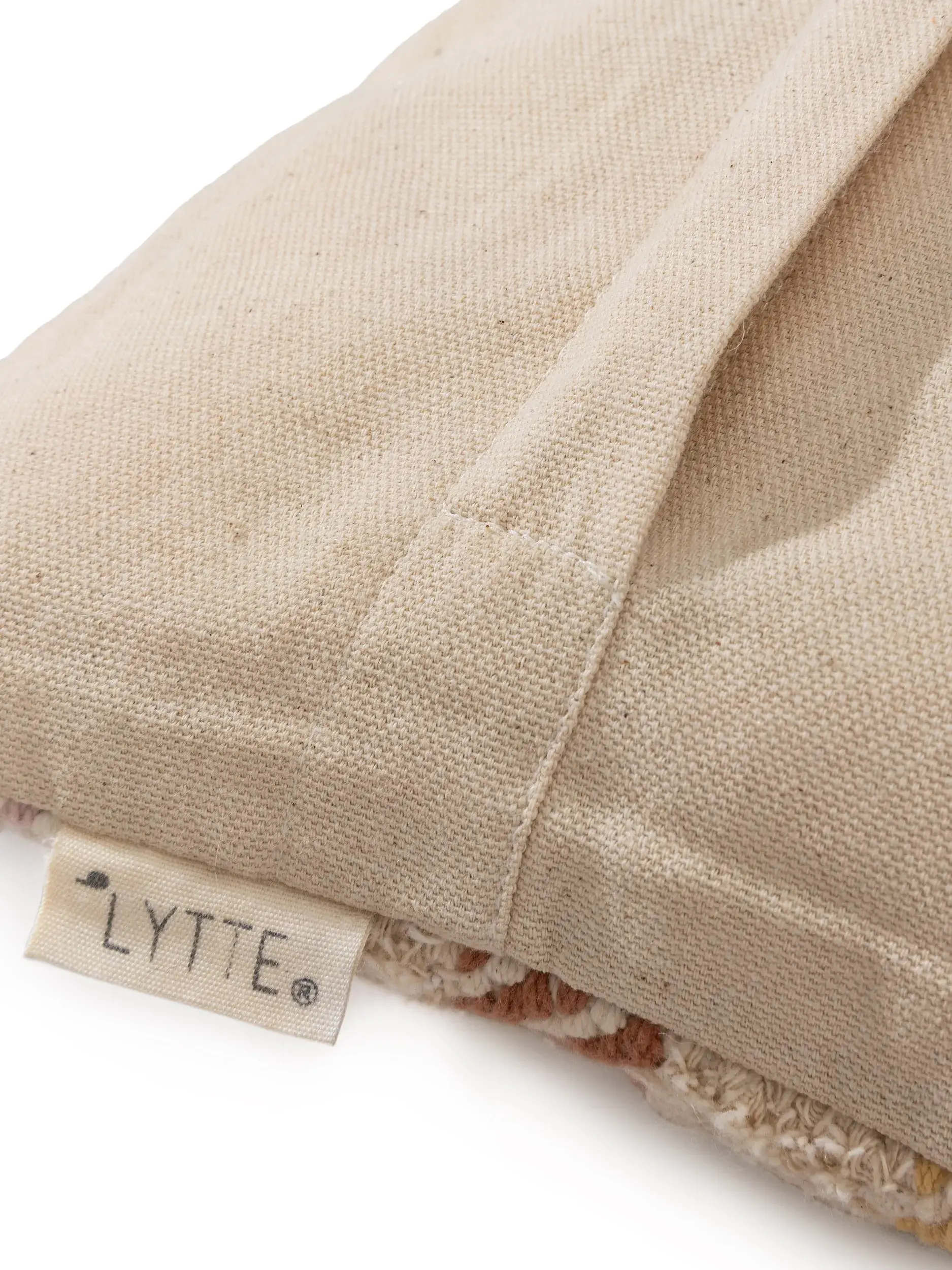 Funda de almohada Lia Multicolor con diseño de Rayas en 100% Algodón de Lytte