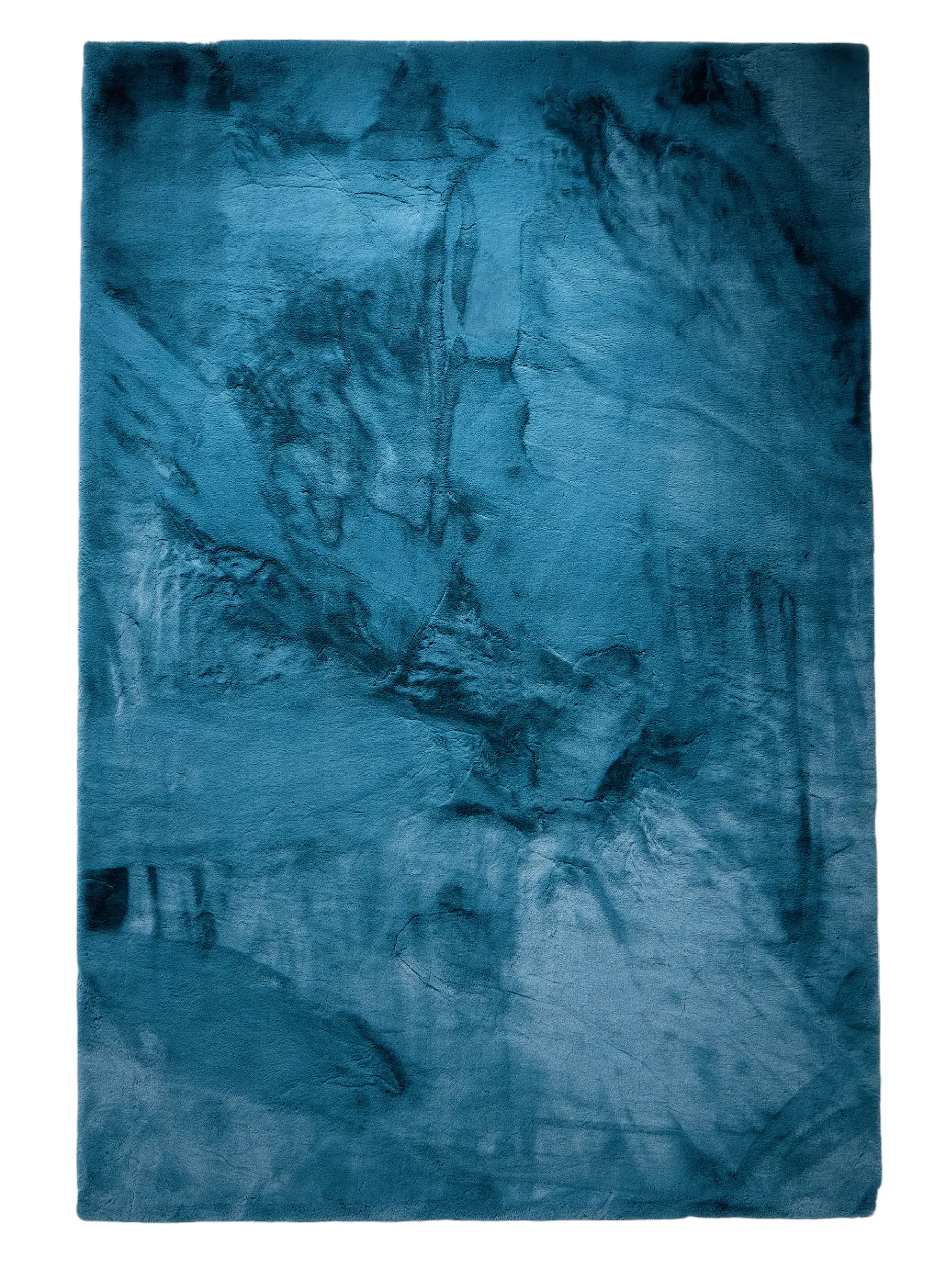 Teppich Dave aus 100% Polyester in Turquoise von benuta Nest