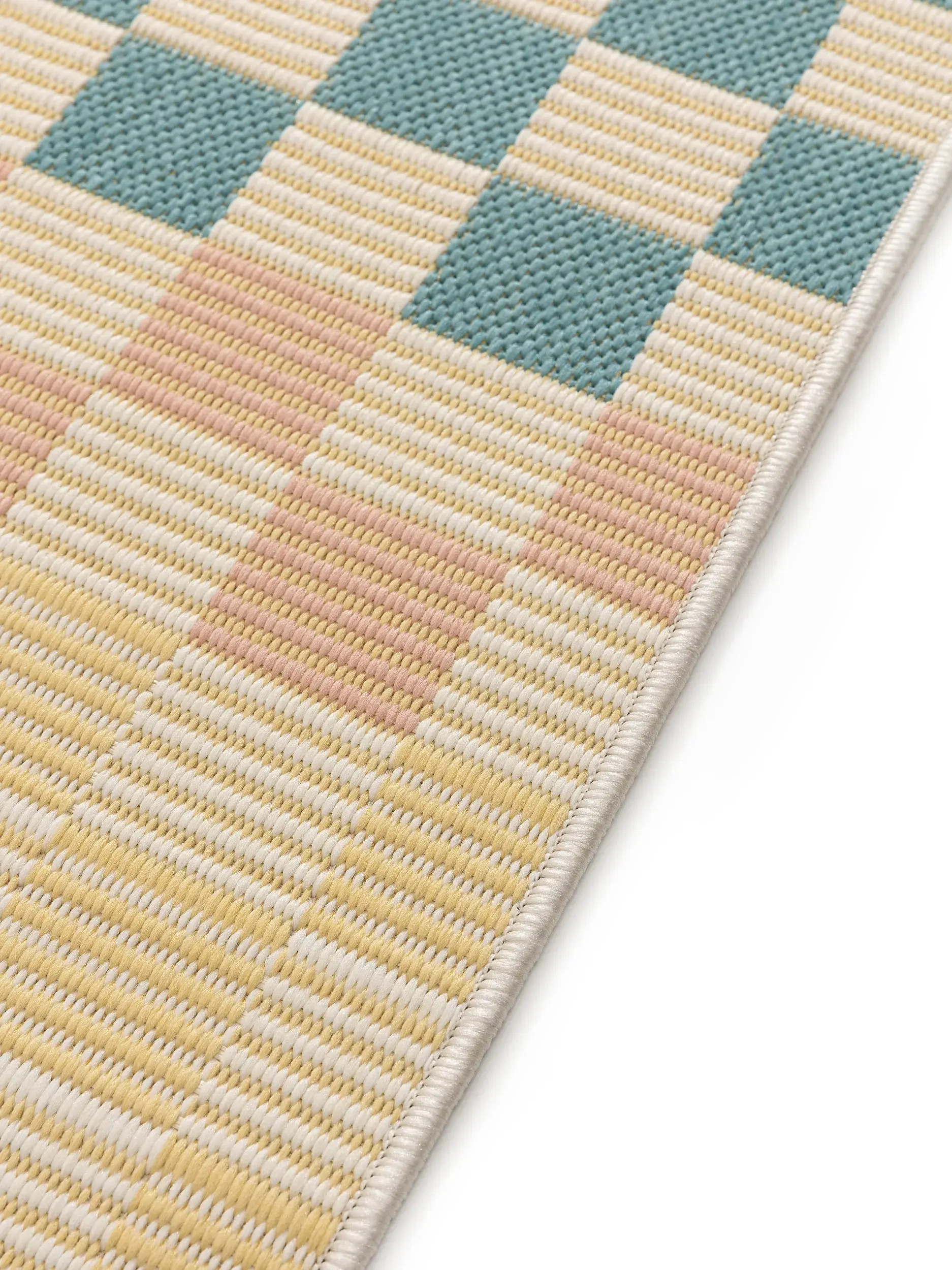 Teppich aus 100% Polypropylen in Multicolor mit 100% Polypropylen hohem Flor von benuta Pop