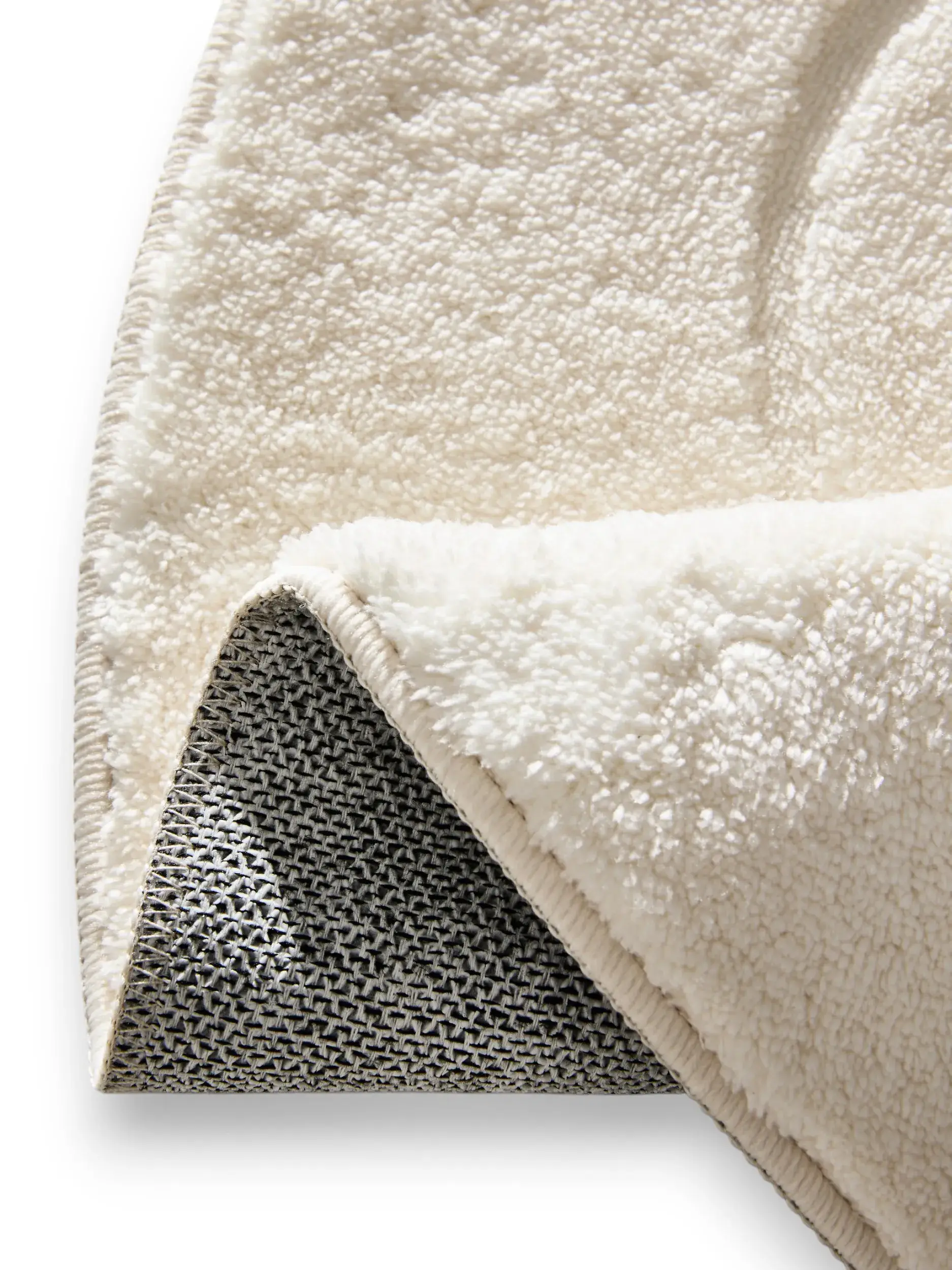 Tapete de 100% Polyester em Beige com pelo de 100% Polyester de altura da benuta Pop