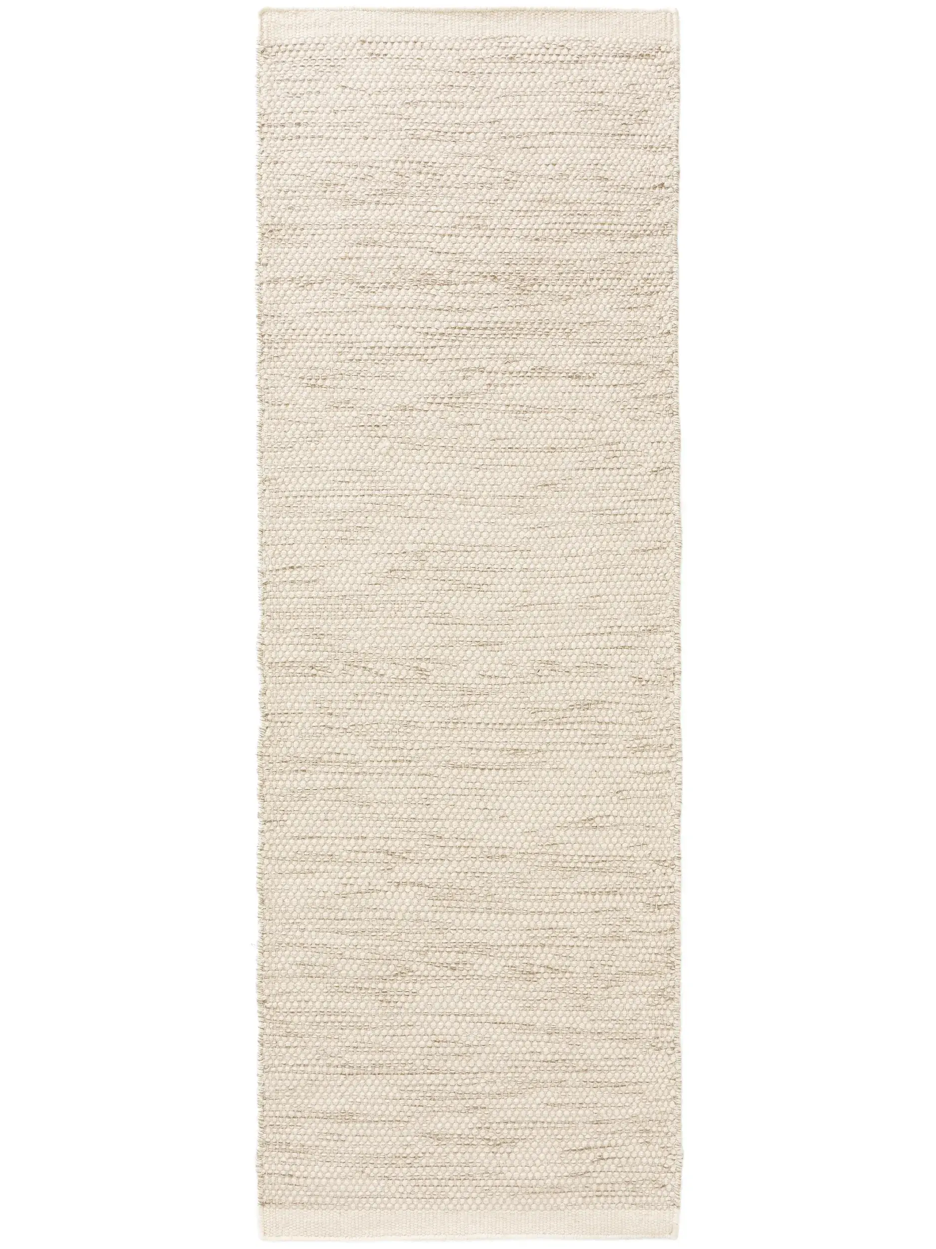 Rug made of 80% Wolle, 20% Baumwolle in Beige with a 80% Wolle, 20% Baumwolle high pile by benuta Pure