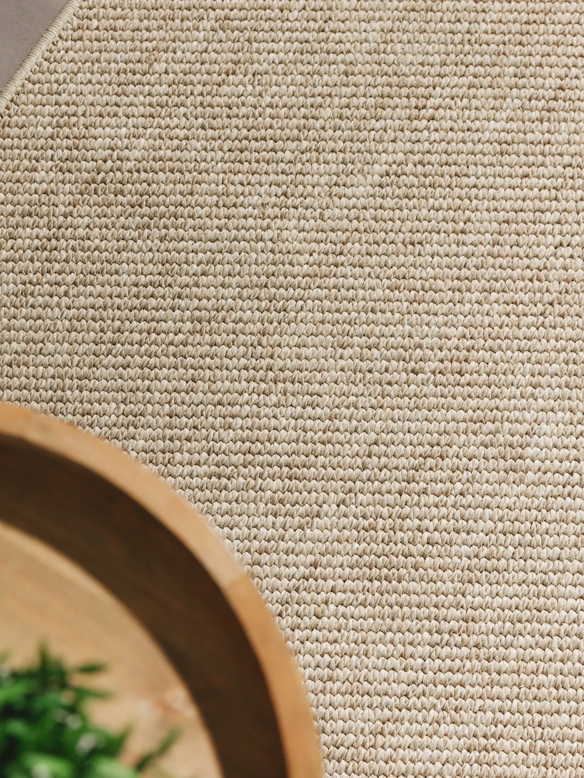 Rug made of 100% Polypropylen in Beige with a 100% Polypropylen high pile by benuta Basic