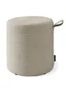 Pouf per interno ed esterno Noe Grigio chiaro