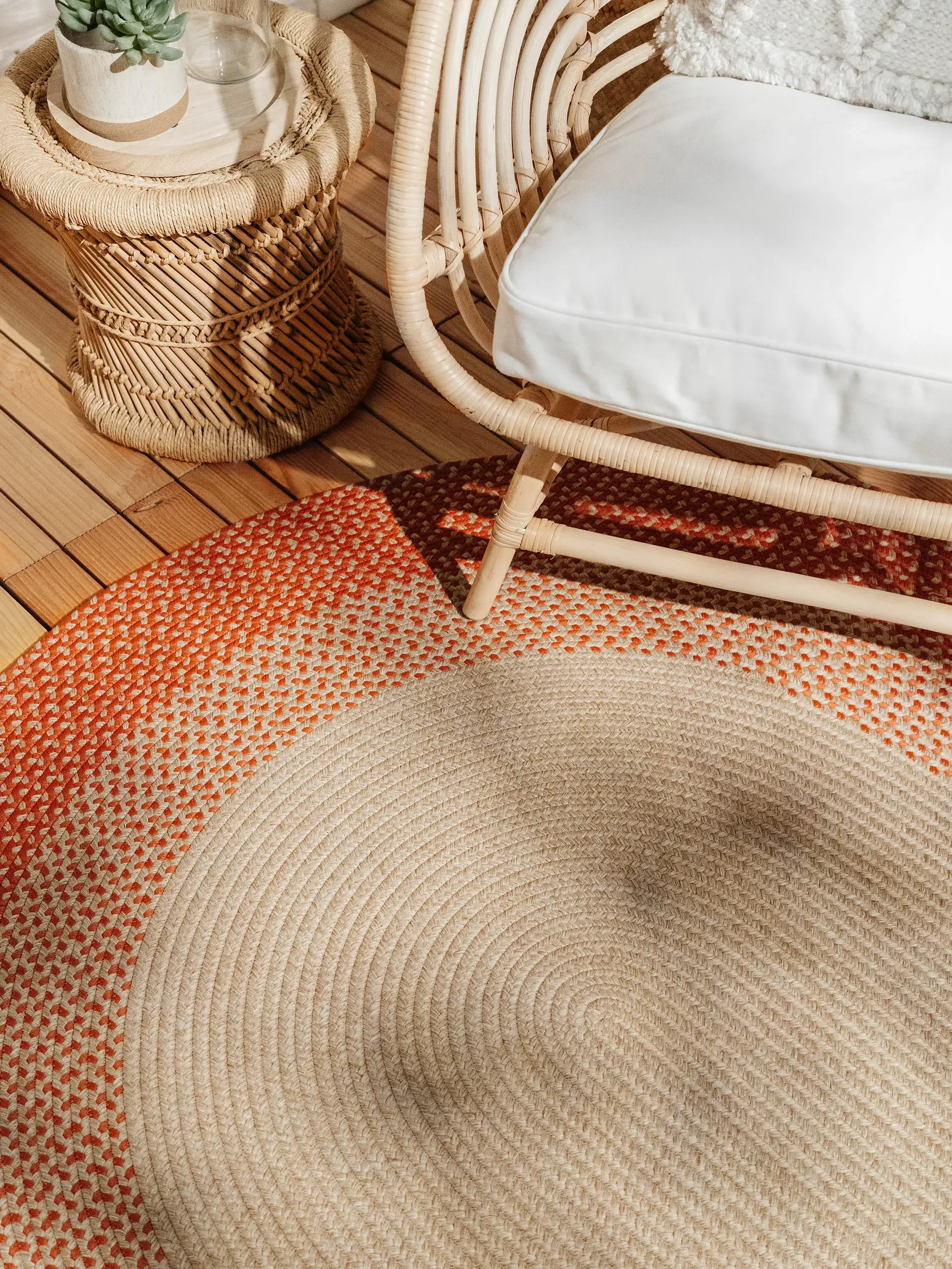 Tapijt van 80% Polypropyleen, 20% Polyester in Bruin met een 80% Polypropyleen, 20% Polyester hoge pool van benuta nest