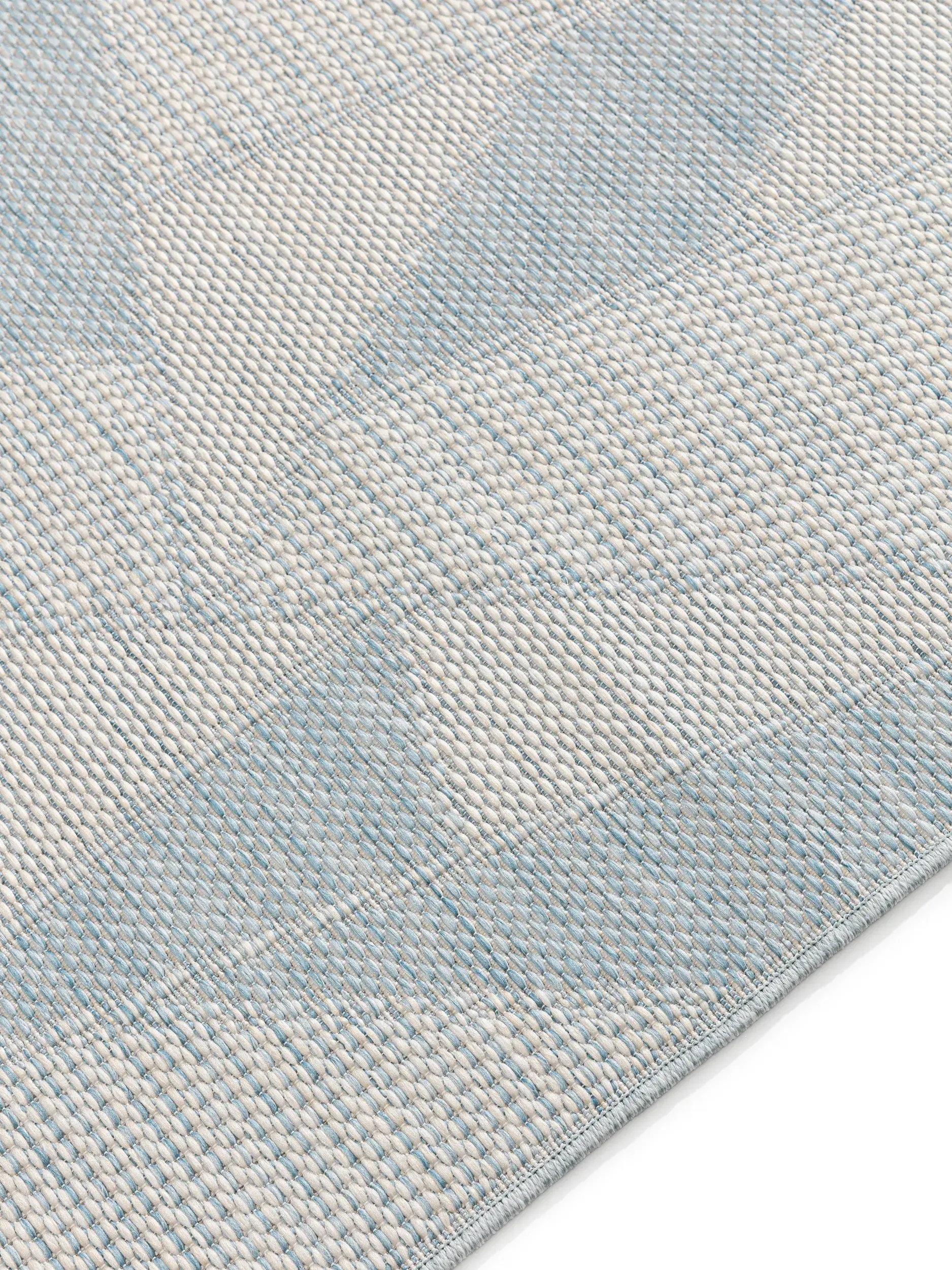Tapete de 100% Polypropylen em Blau com pelo de 100% Polypropylen de altura da benuta Nest