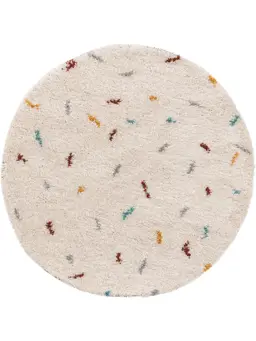 Shaggy rug Selma Beige/Multicolour