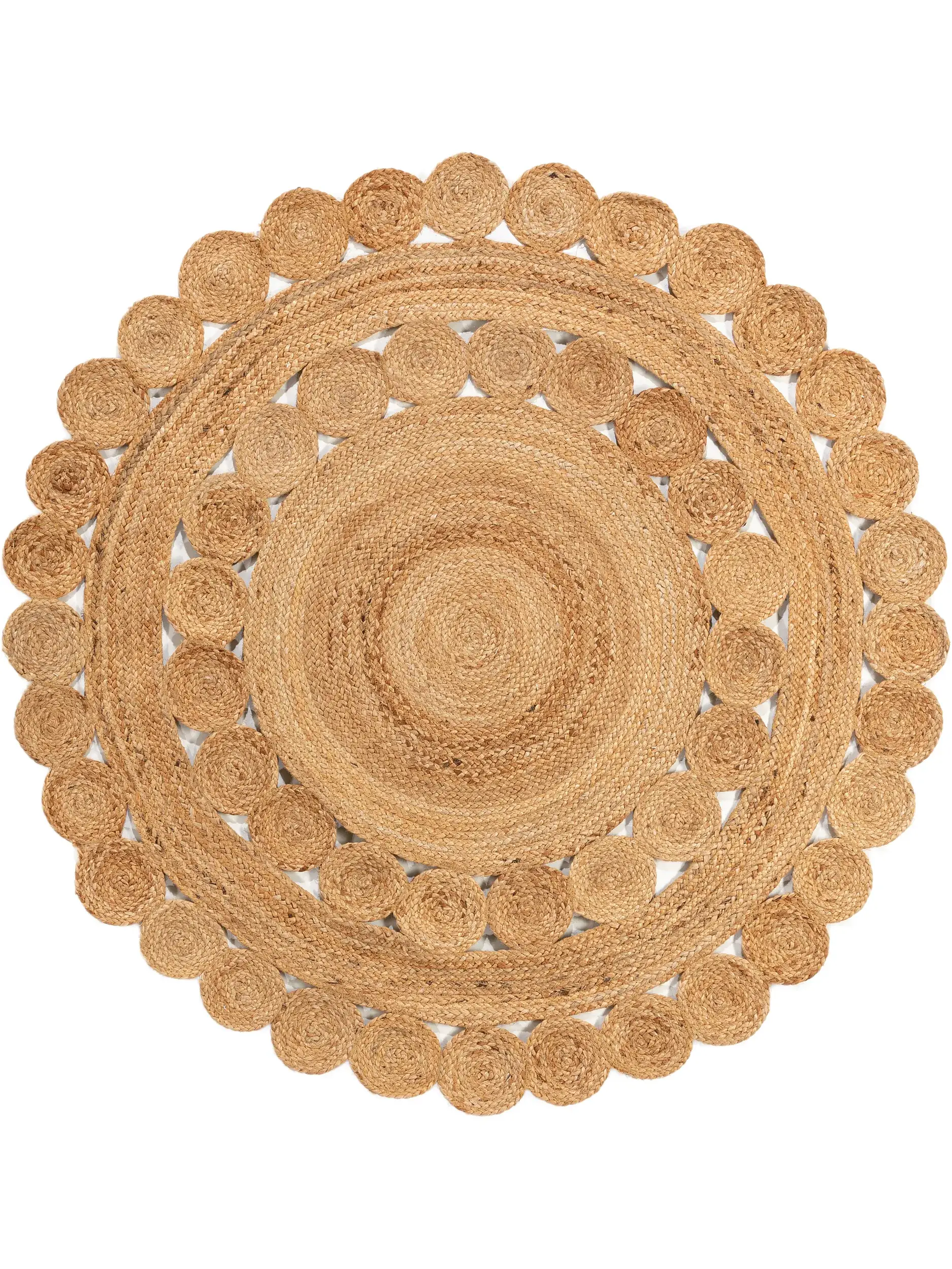 Alfombra de 100% Yute en Marrón con un pelo de {{Placeholder_Pile Height}} de altura de benuta pure