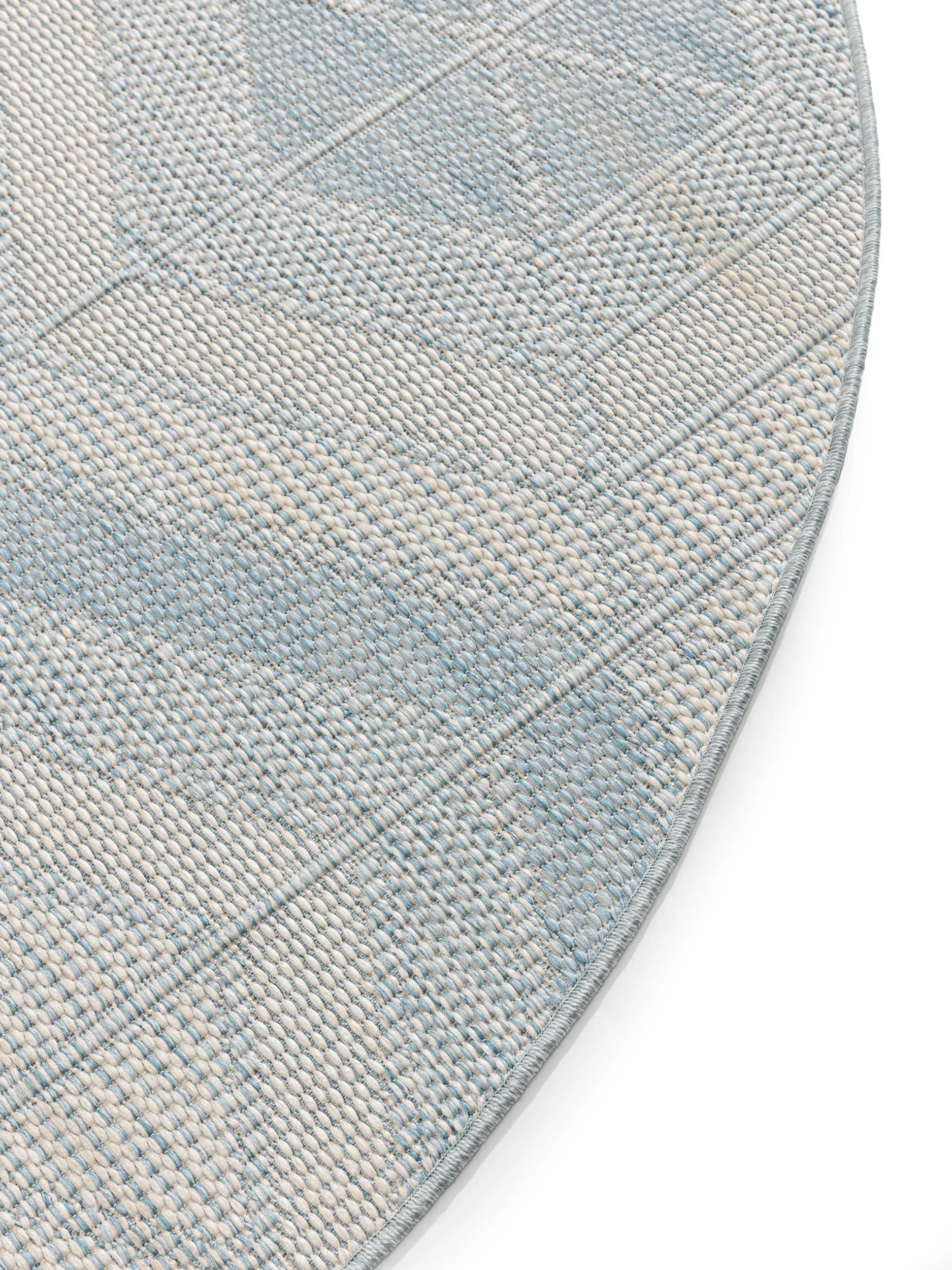 Rug made of 100% Polypropylen in Blue with a 100% Polypropylen high pile by benuta Nest