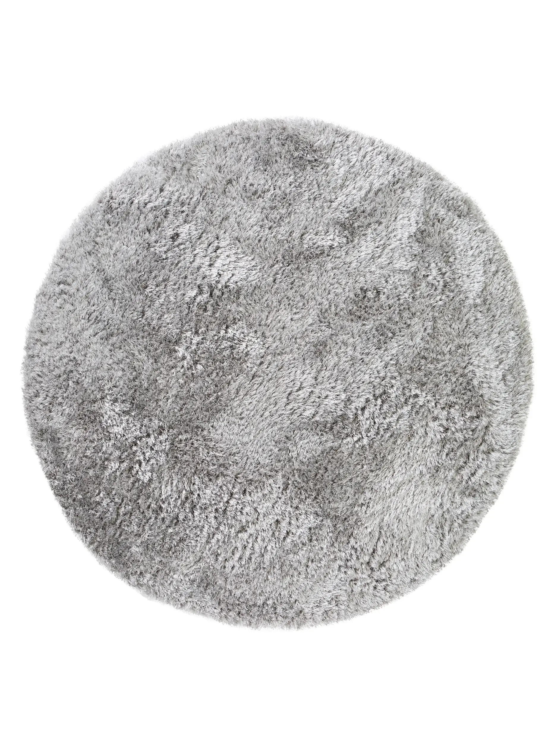 Teppich Lea aus 50% Polyester, 50% Polypropylen in Grau von benuta Pop