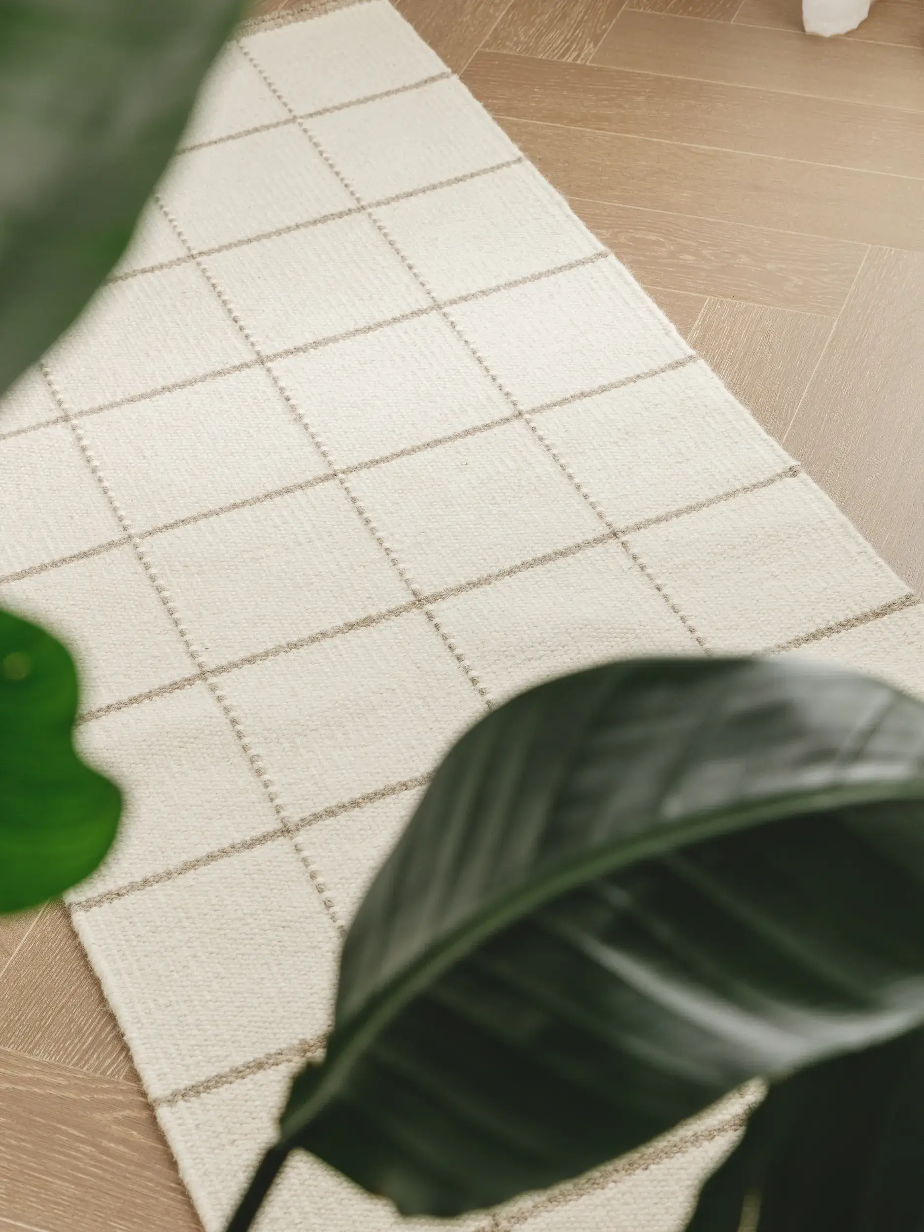 Tappeto di 90% Lana, 10% Cotone in Beige con pelo alto 90% Lana, 10% Cotone da benuta pure