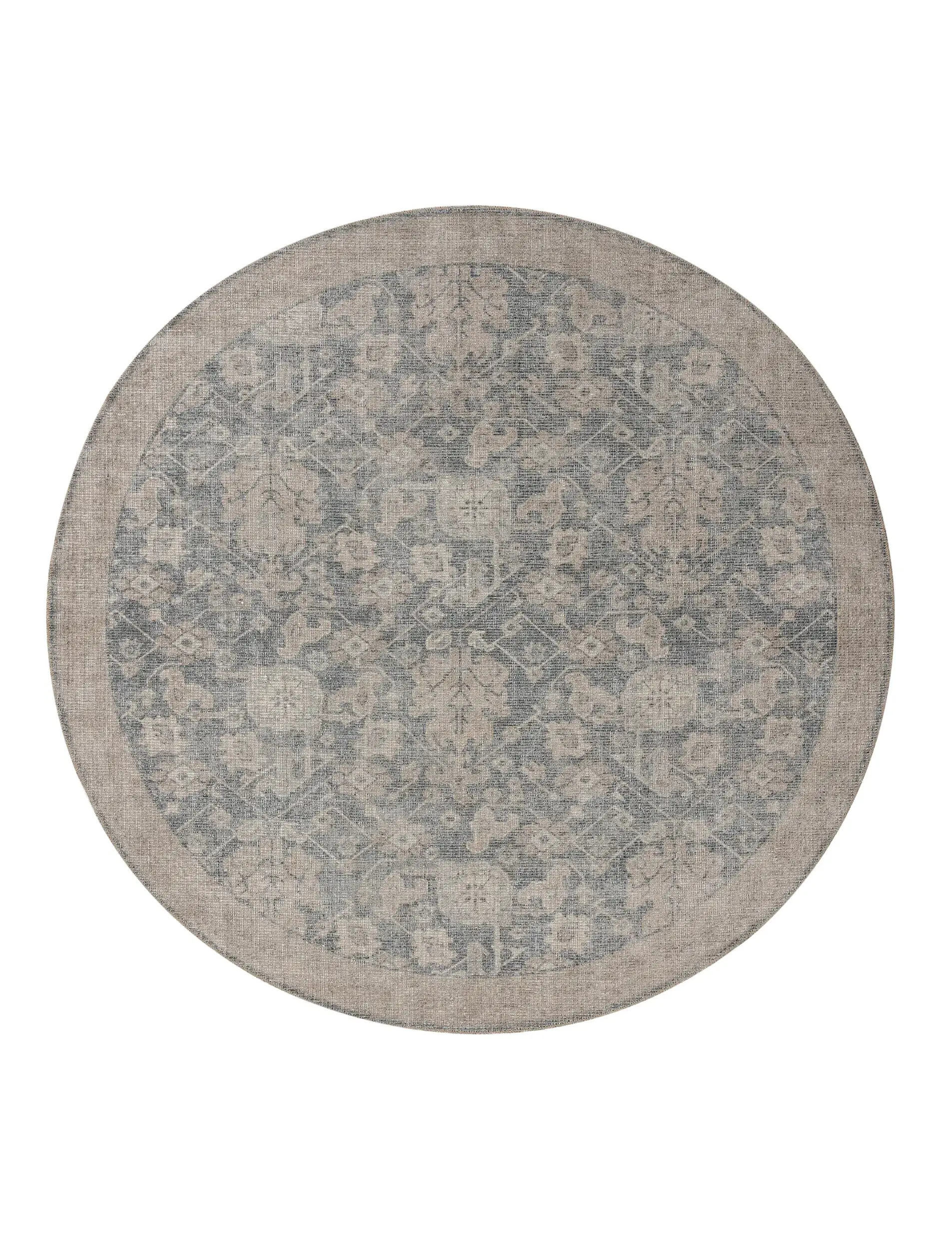 Rug made of 50% Polyester, 50% Polycotton in Grey with a 50% Polyester, 50% Polycotton high pile by benuta Nest