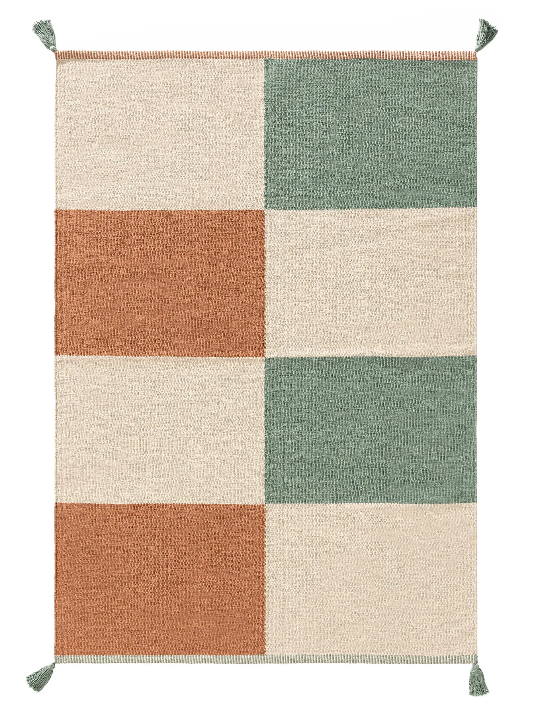 Kinderteppich Anton Multicolor/Grün von 