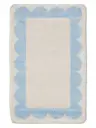 Alfombrilla de baño Frame Azul