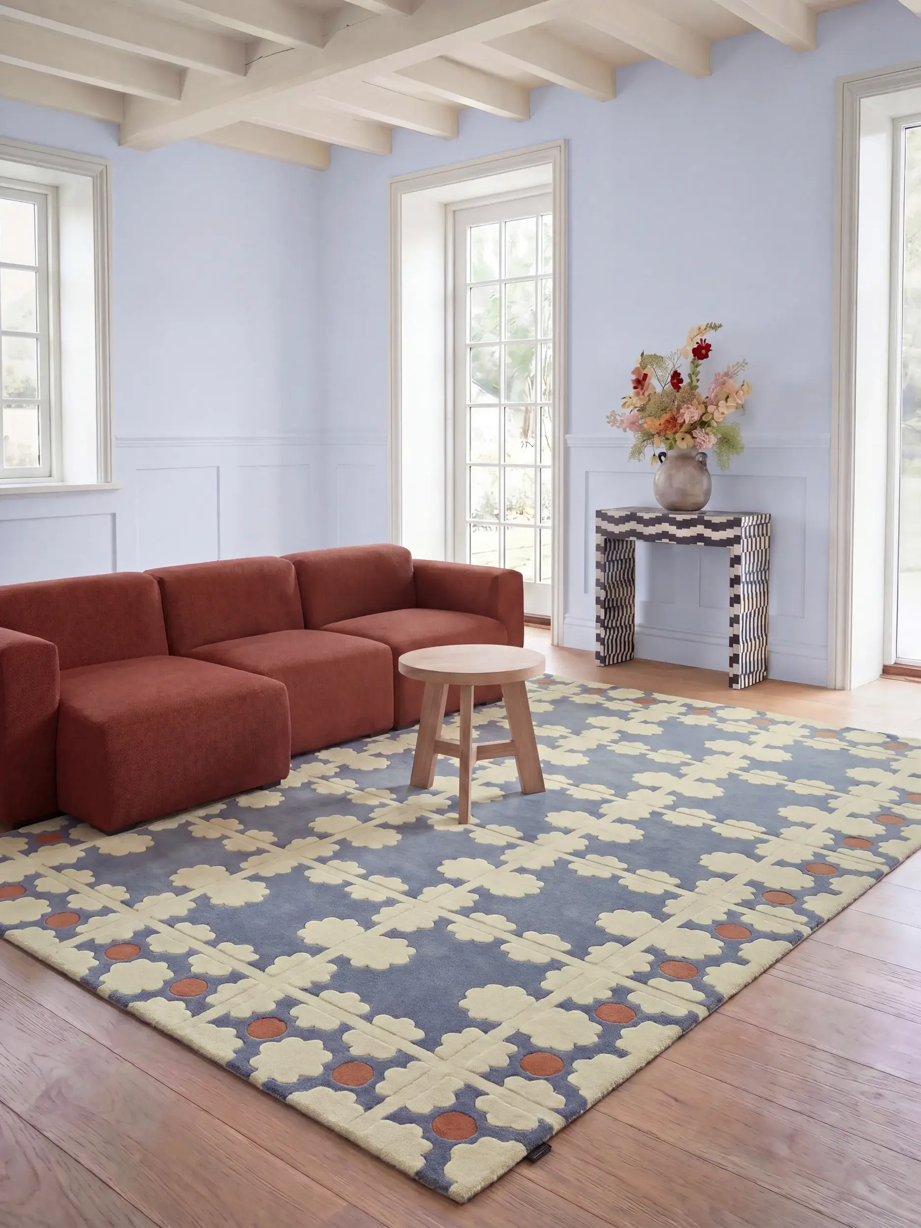 Tapis Tilda en 100% Laine (50% de Nouvelle-Zélande) en  de benuta Finest