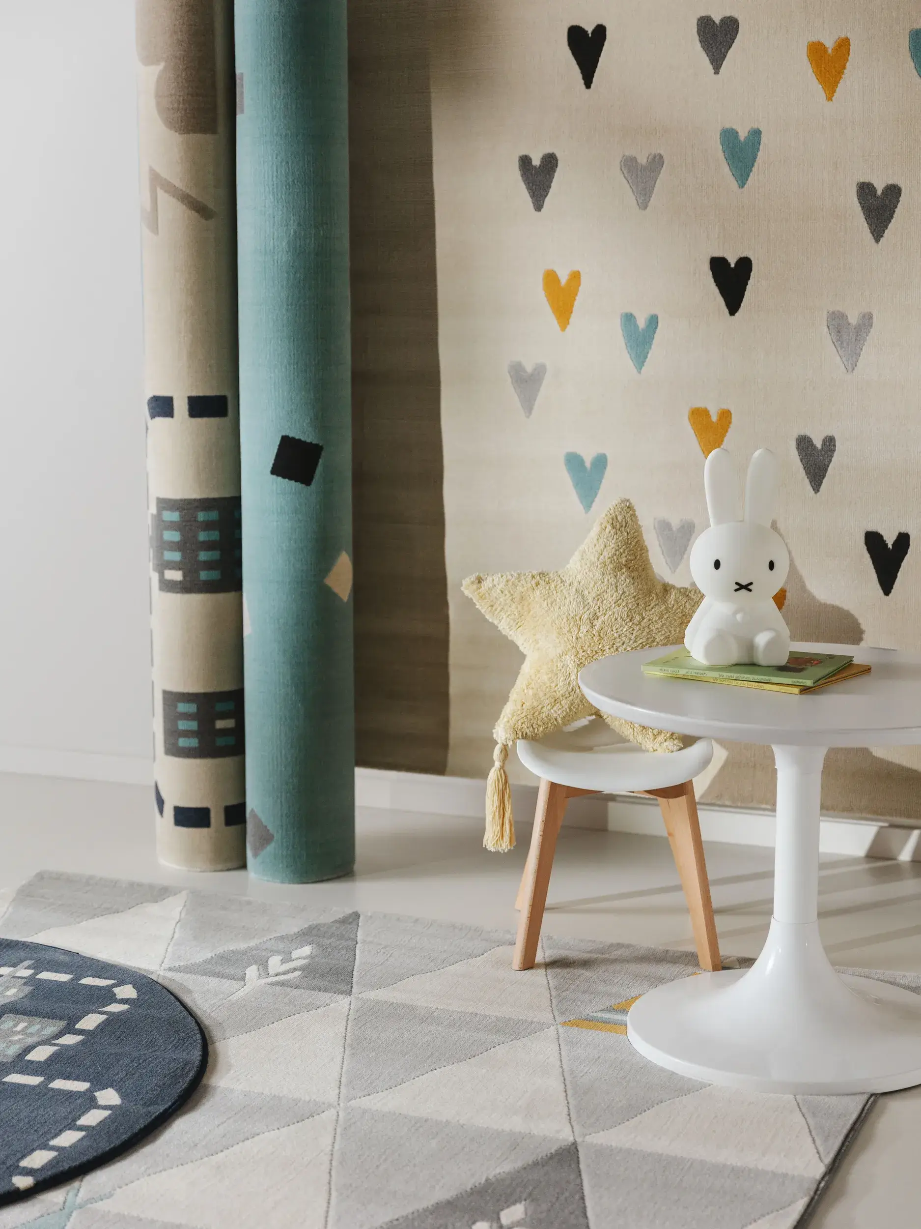 Tappeto di 100% Polipropilene in Beige con pelo alto 100% Polipropilene da Lytte