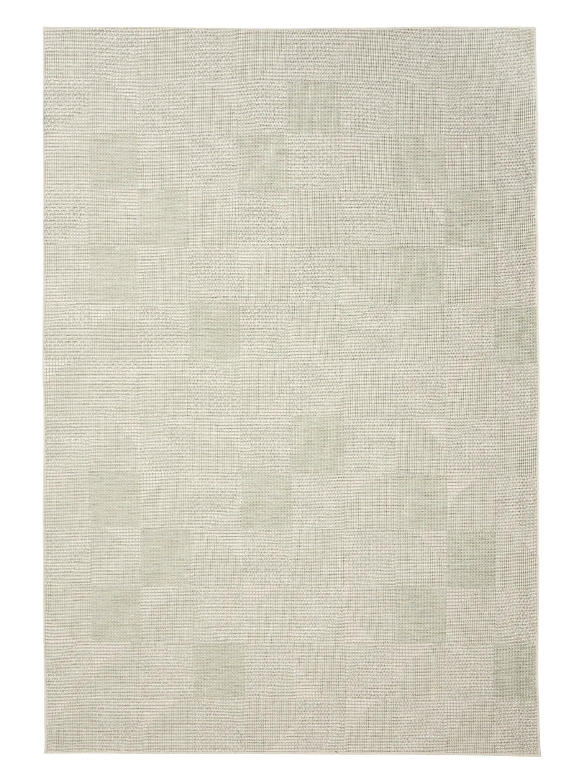 Teppich aus 100% Polypropylen in Grün mit 100% Polypropylen hohem Flor von benuta Nest