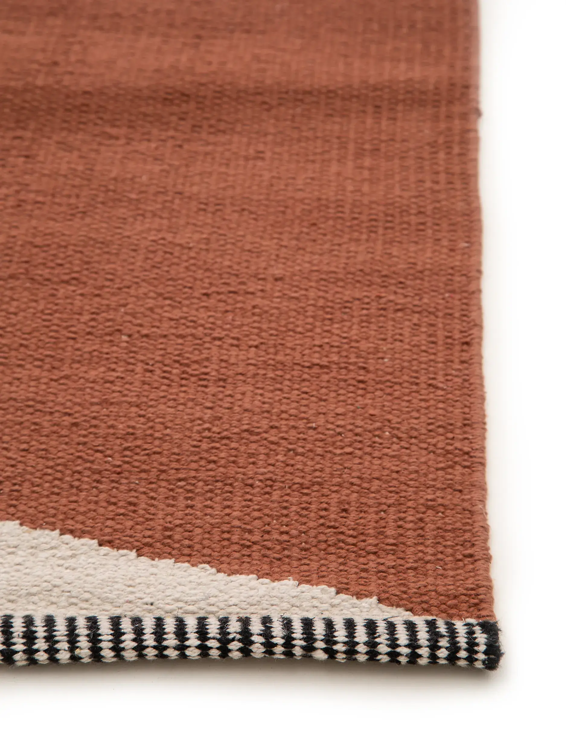 Tapis en 100% Coton en Marron avec une pile de 100% Coton de hauteur de benuta POP