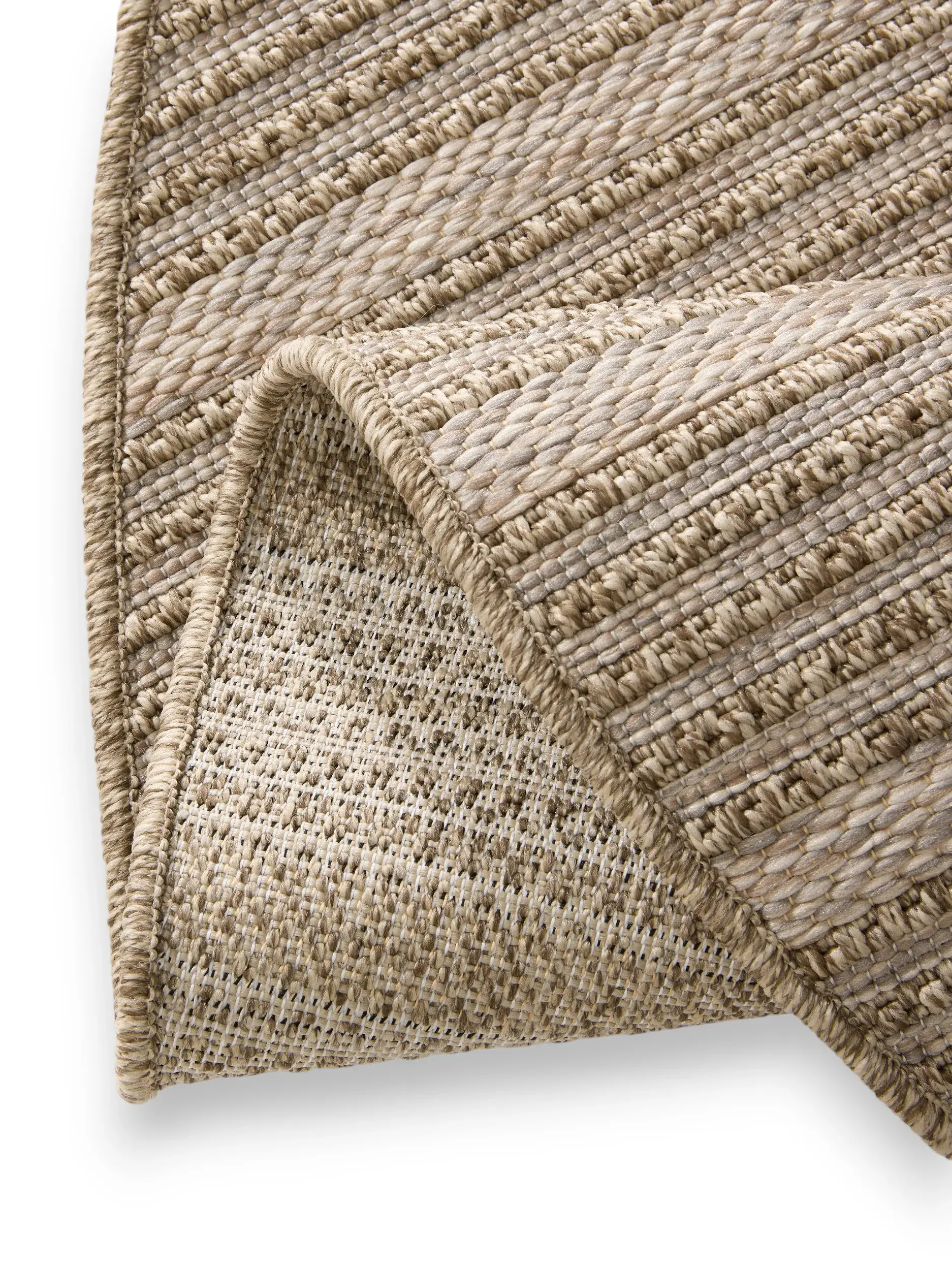 Rug made of 100% Polypropylen in Beige with a 100% Polypropylen high pile by benuta Nest