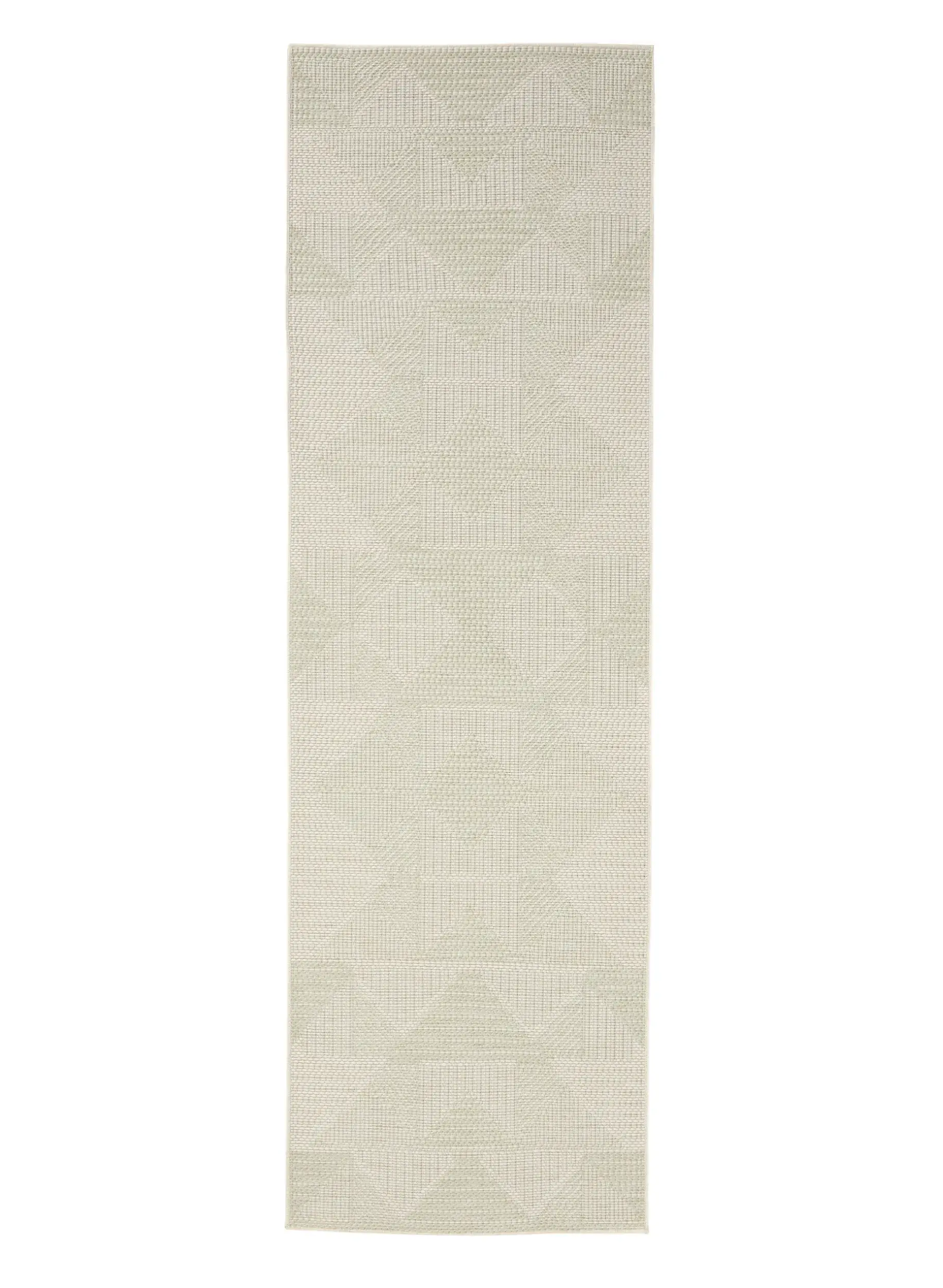 Rug made of 100% Polypropylen in Green with a 100% Polypropylen high pile by benuta Nest