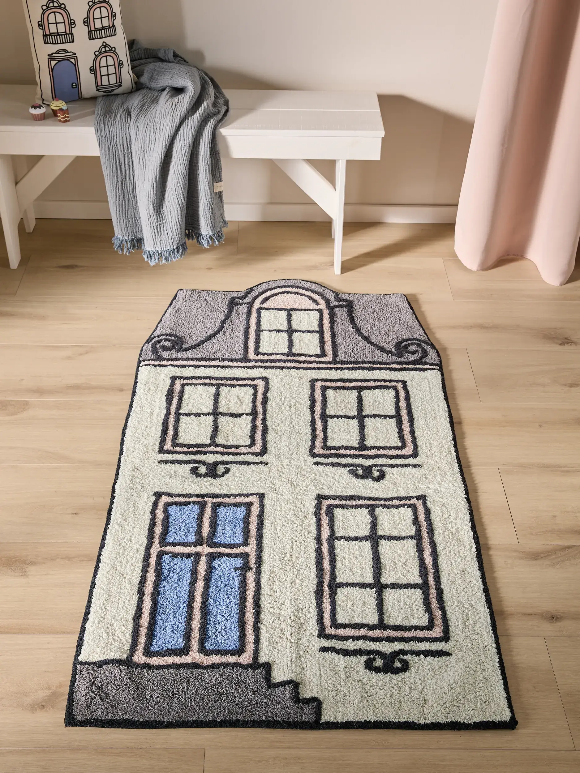 Teppich Emily aus 100% Recycelte Baumwolle in  von Lytte