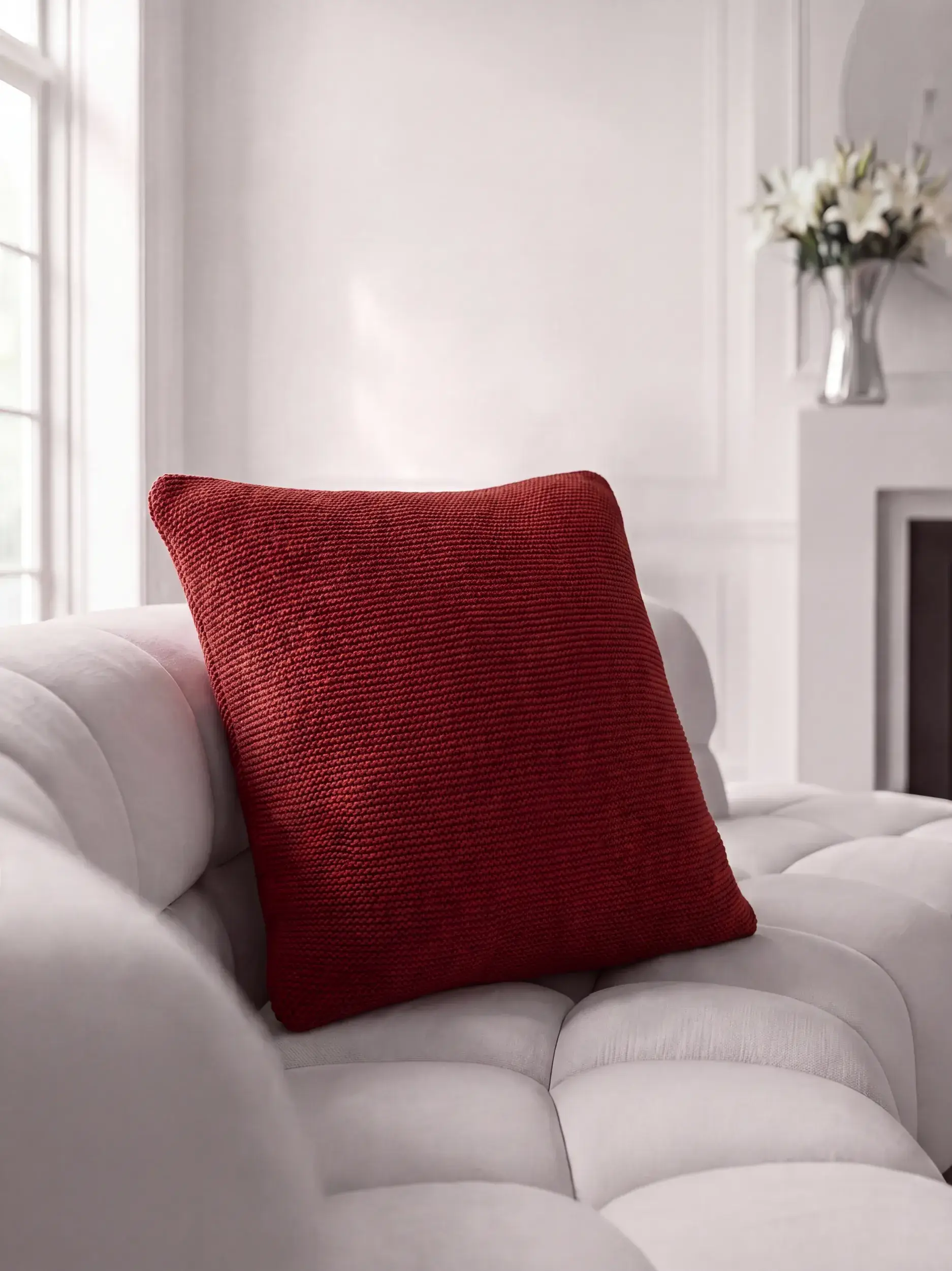 Kussen Helma Rood van benuta Pure