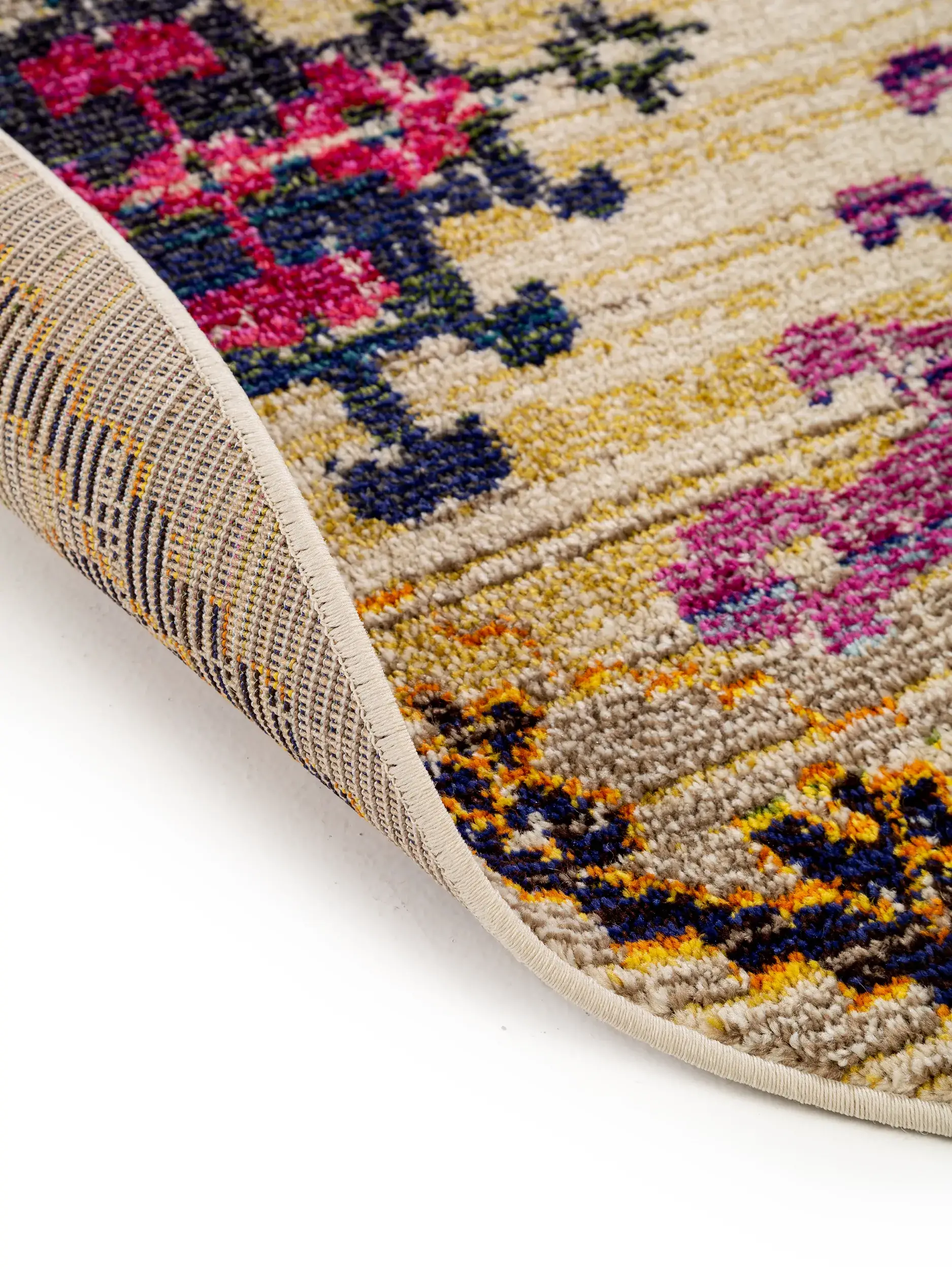 Teppich aus 100% Polypropylen in Multicolor mit 100% Polypropylen hohem Flor von benuta Nest