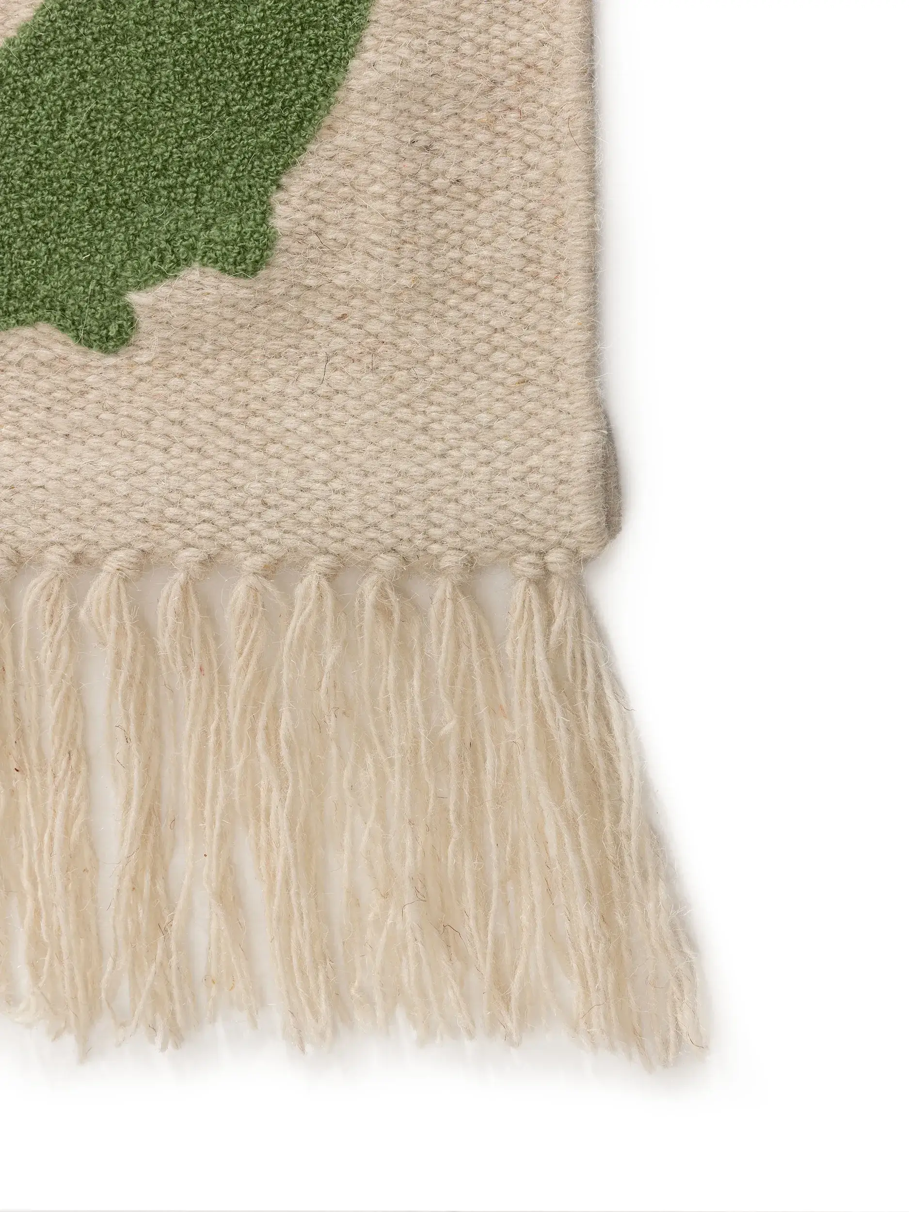 Decorazione per pareti Savannah Verde in Designanimale-ontwerp van 75% Lana, 20% Cotone, 5% Poliacrilico door Lytte