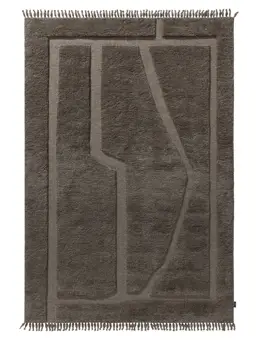 Wollteppich Minos Grau