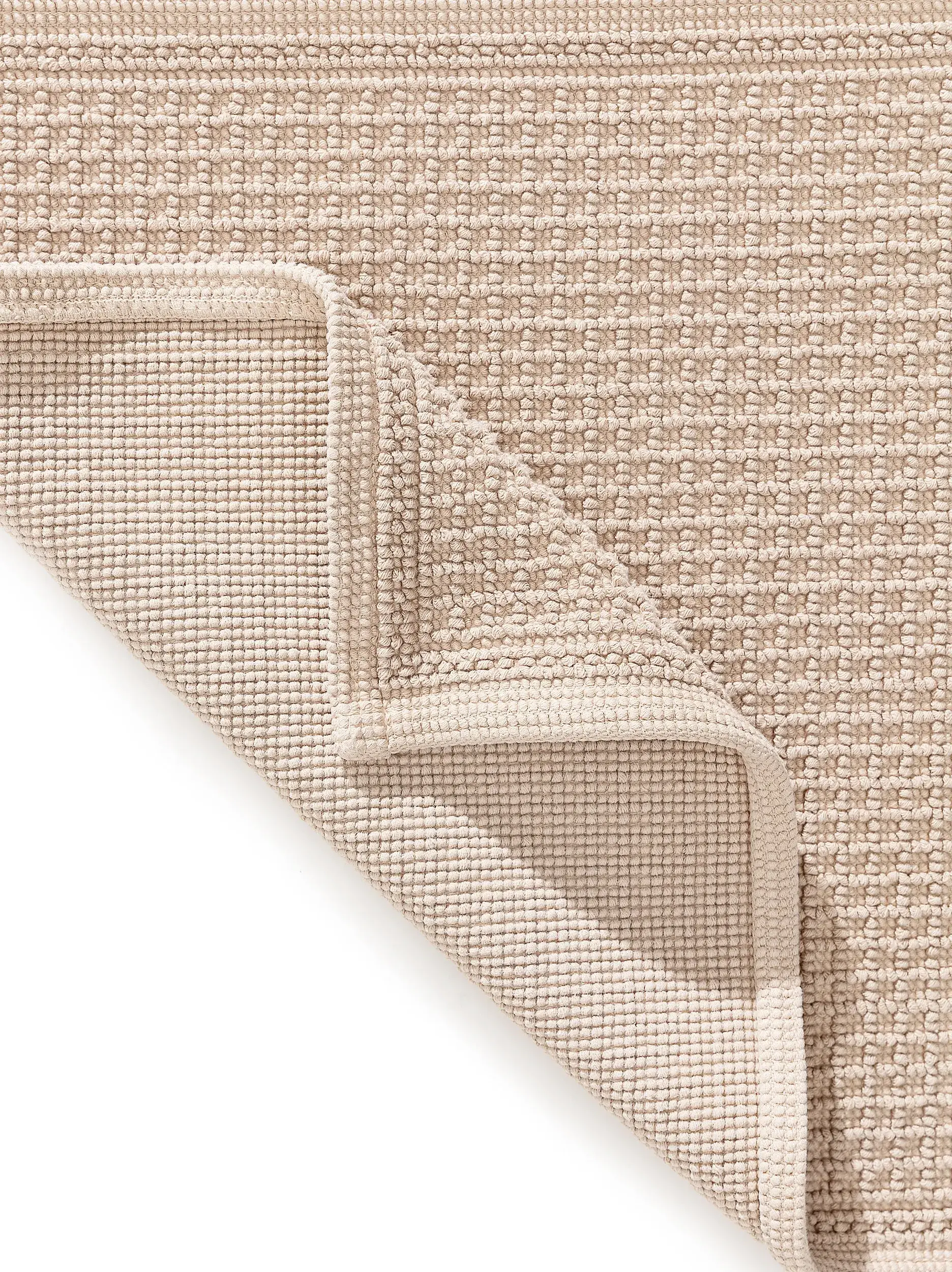 Badematte Jojo Beige Einfarbig-suunnittelussa, valmistettu 100% Baumwolleista, benuta Nestin toimesta