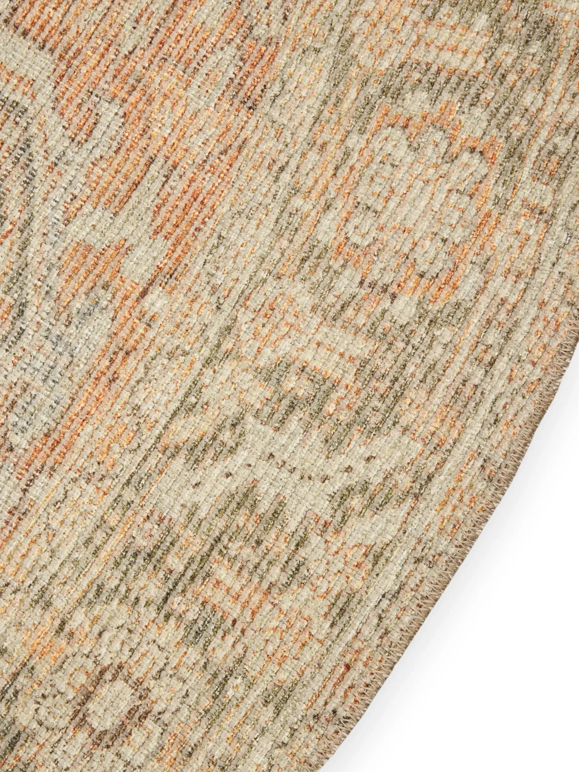 Rug made of 50% Polyester, 50% Polycotton in Multicolour with a 50% Polyester, 50% Polycotton high pile by benuta Nest
