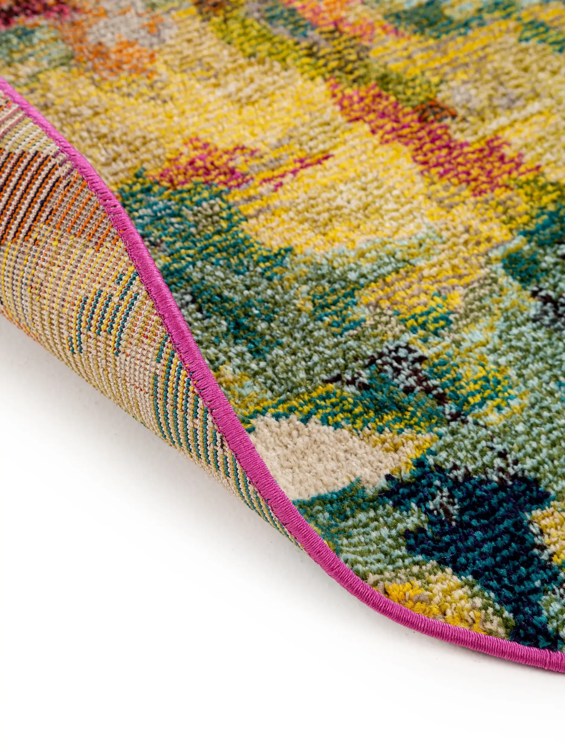 Teppich aus 100% Polypropylen in Multicolor mit 100% Polypropylen hohem Flor von benuta Nest