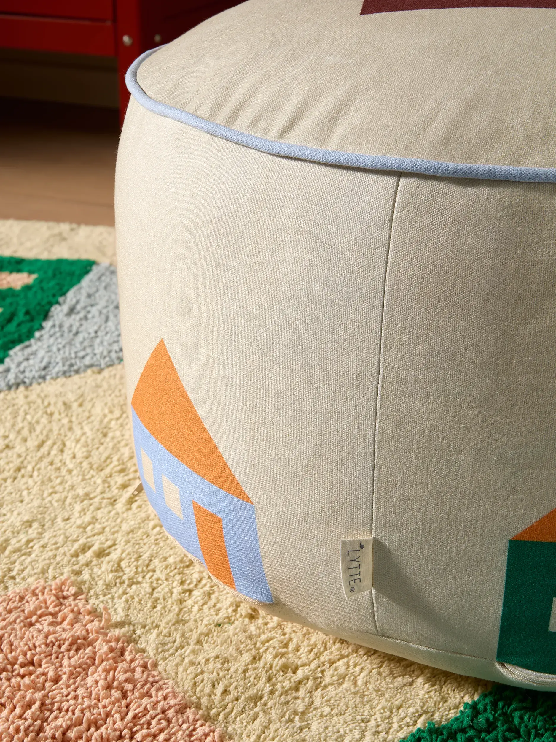 Pouf Niels Multicolour by Lytte