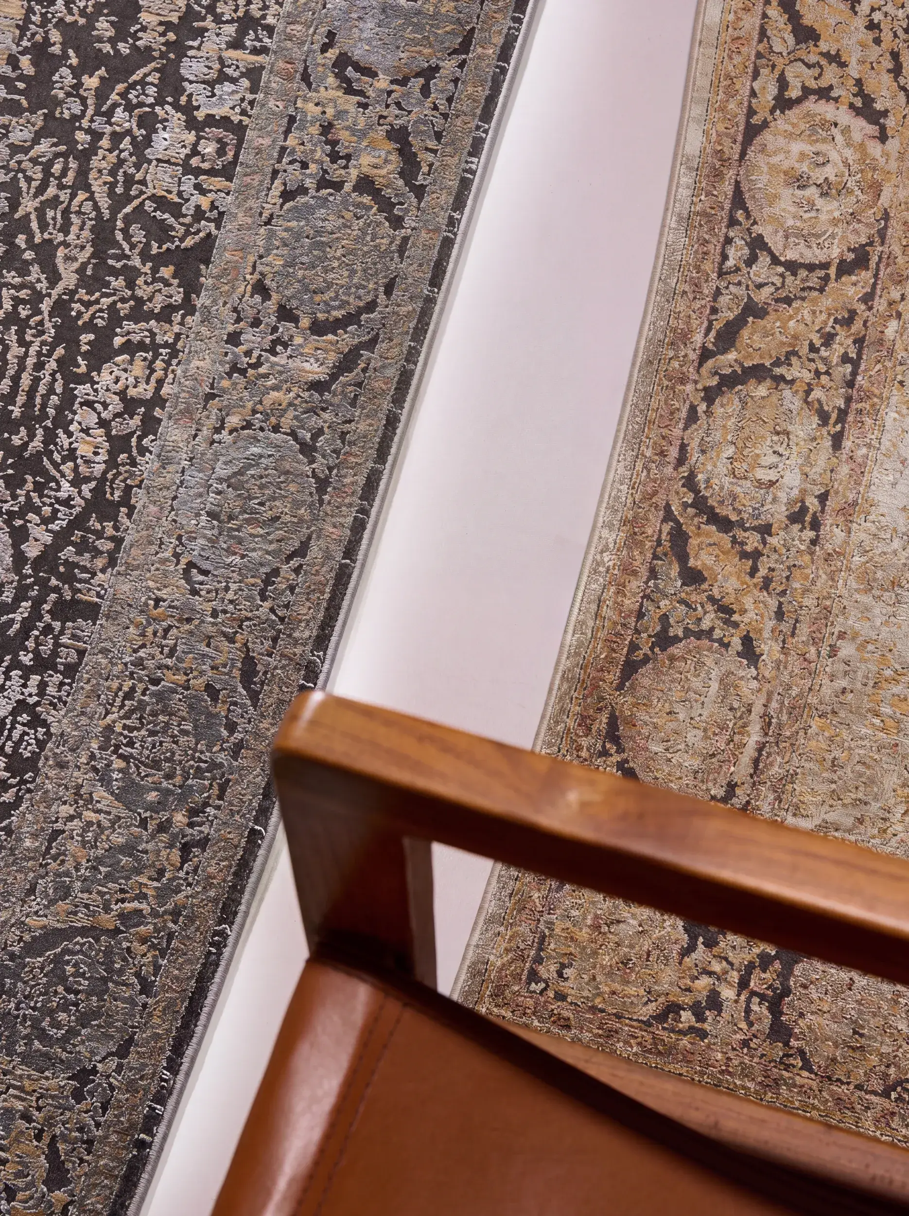 Tapis Medea en 56% Viscose, 30% Polyester, 14% Acrylique en  de benuta Finest