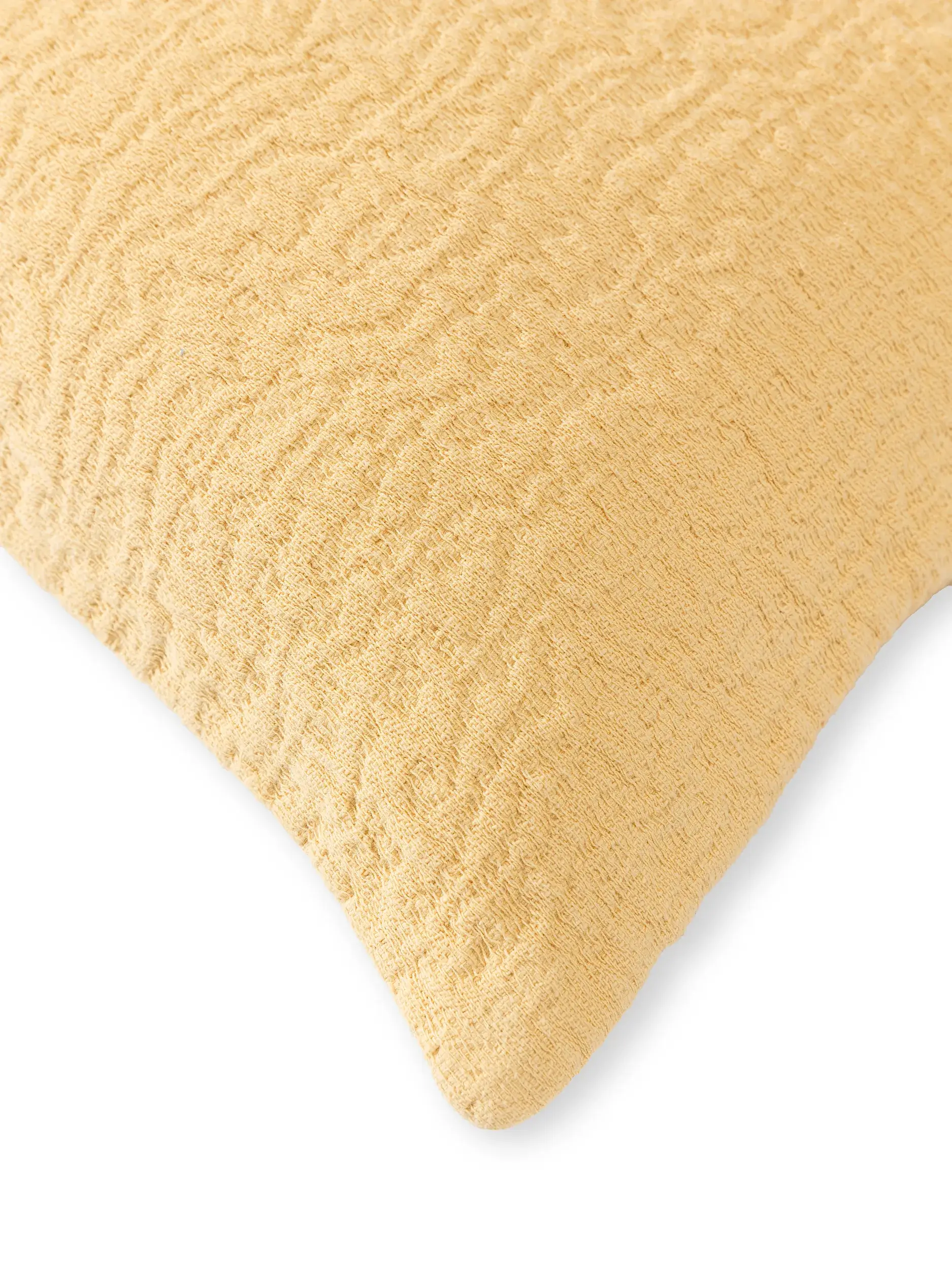 Kissenbezug Carmo Gelb in Einfarbig design made of 100% Cotton by benuta